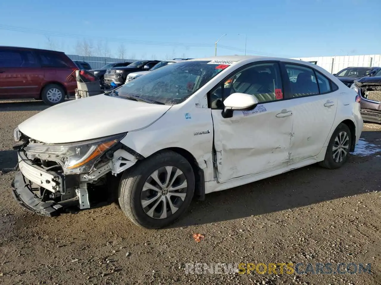 1 Фотография поврежденного автомобиля JTDBBRBE6LJ012717 TOYOTA COROLLA 2020