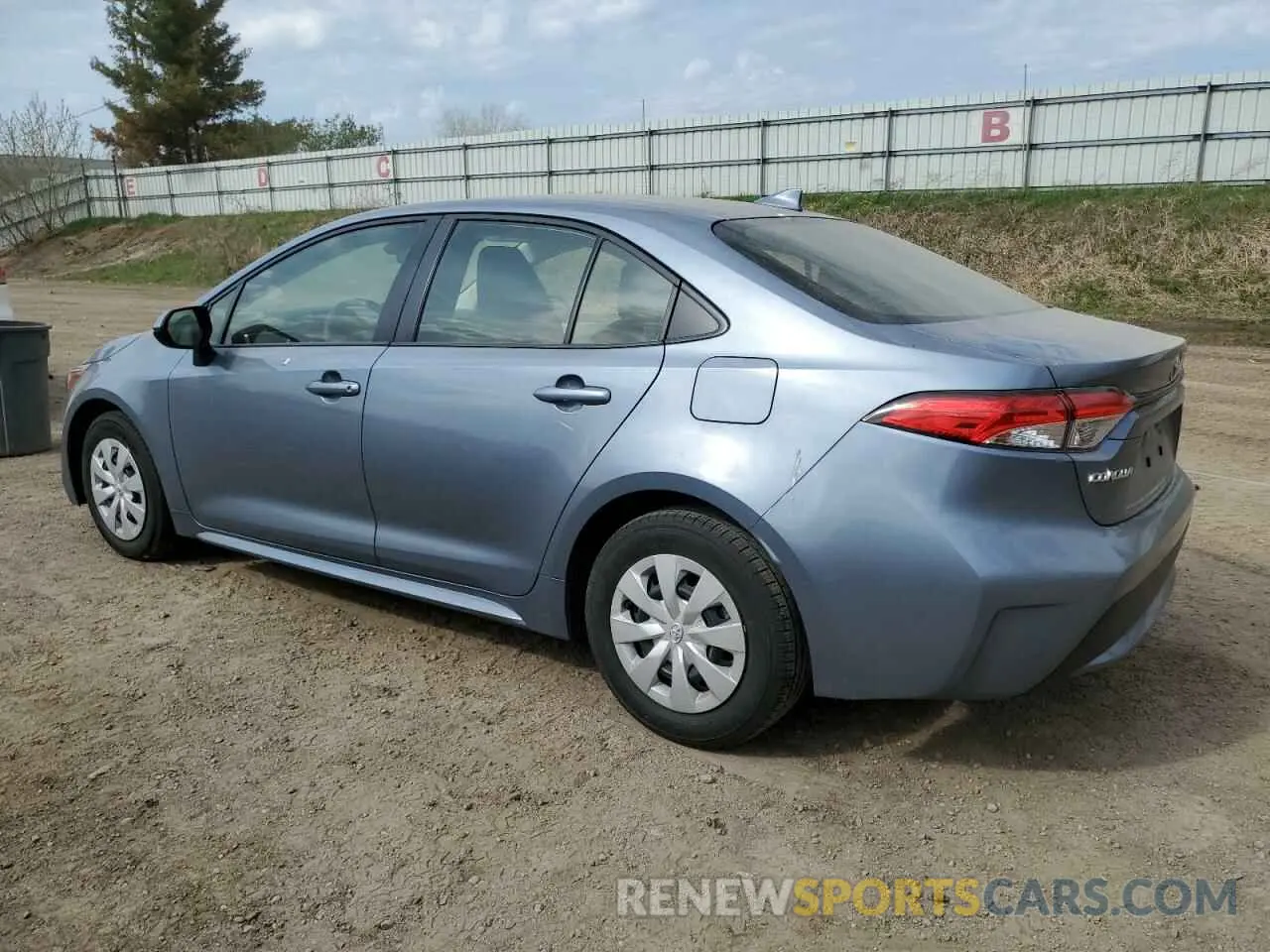 2 Photograph of a damaged car JTDDPRAE0LJ016919 TOYOTA COROLLA 2020