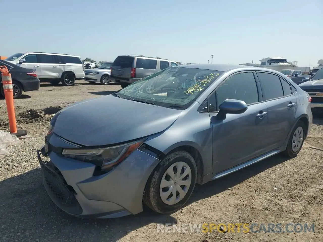 1 Фотография поврежденного автомобиля JTDDPRAE0LJ076800 TOYOTA COROLLA 2020
