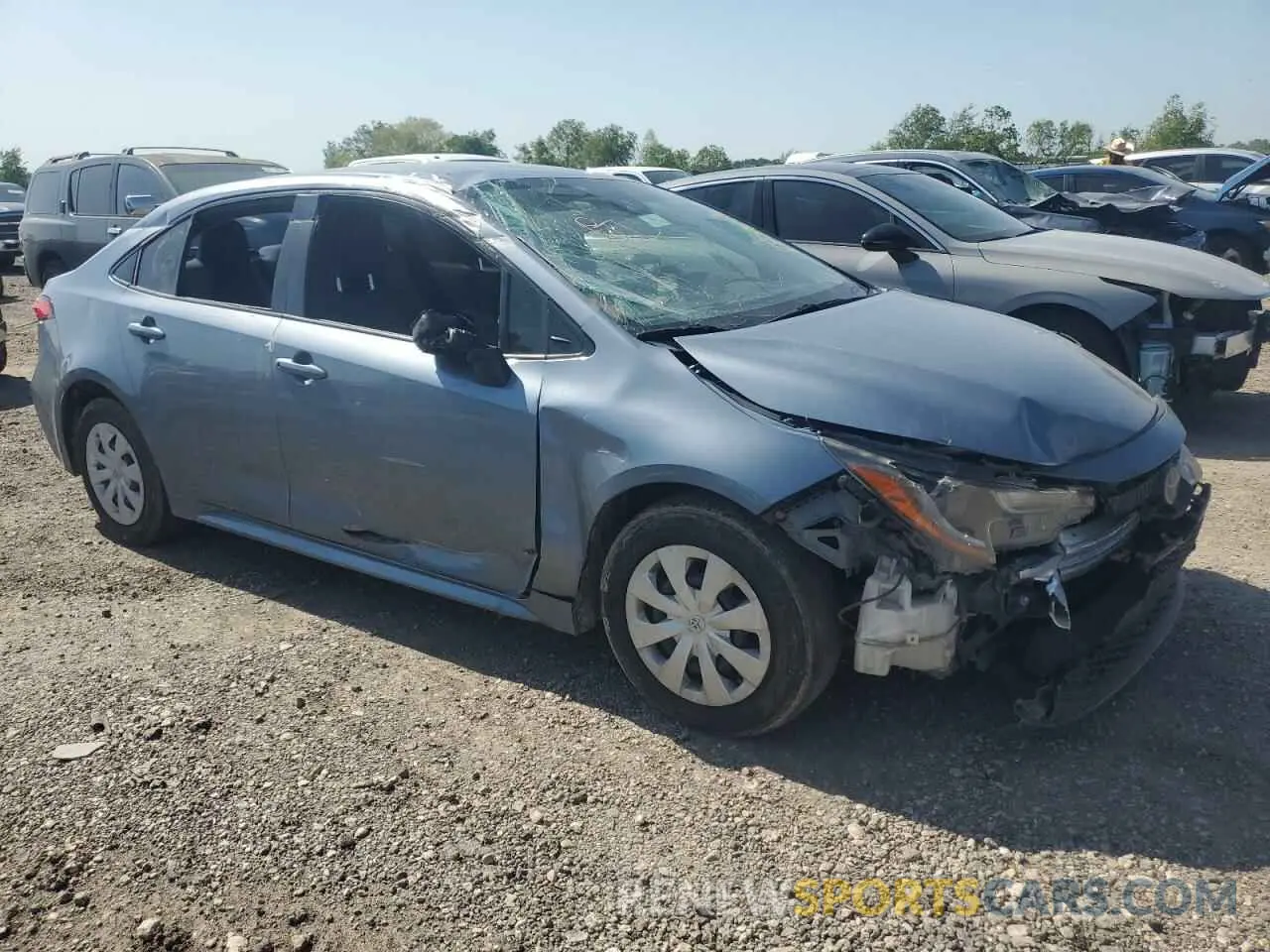 4 Фотография поврежденного автомобиля JTDDPRAE0LJ076800 TOYOTA COROLLA 2020