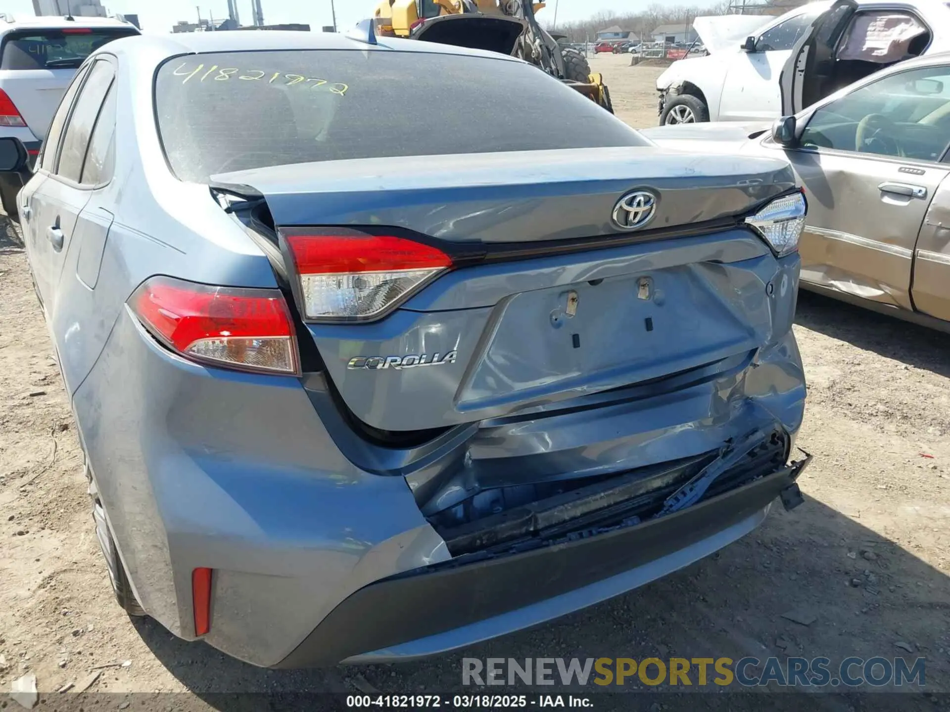 6 Photograph of a damaged car JTDDPRAE1LJ006870 TOYOTA COROLLA 2020