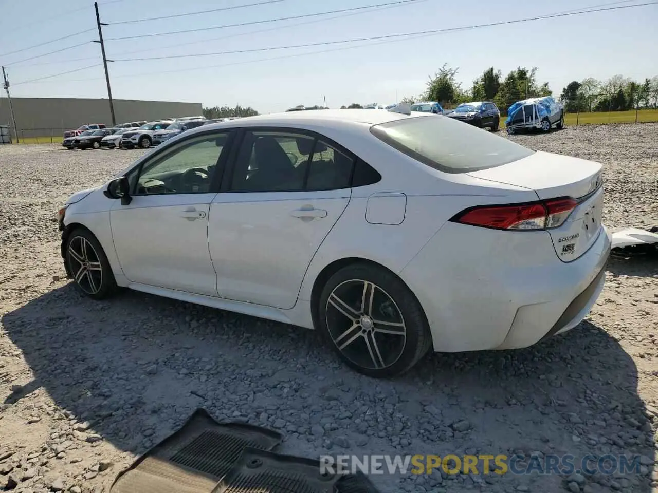 2 Photograph of a damaged car JTDDPRAE2LJ010197 TOYOTA COROLLA 2020