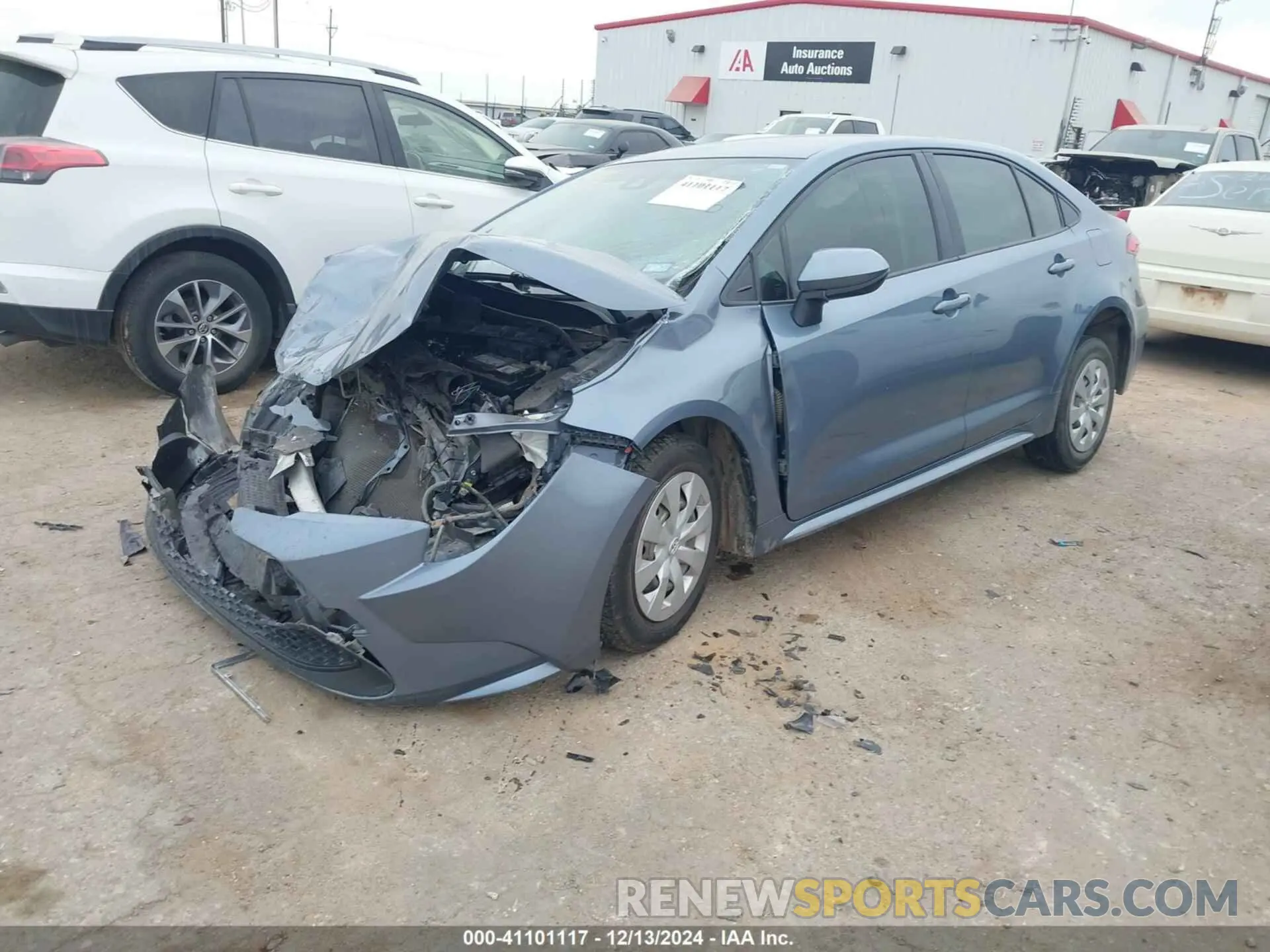 2 Фотография поврежденного автомобиля JTDDPRAE2LJ098720 TOYOTA COROLLA 2020