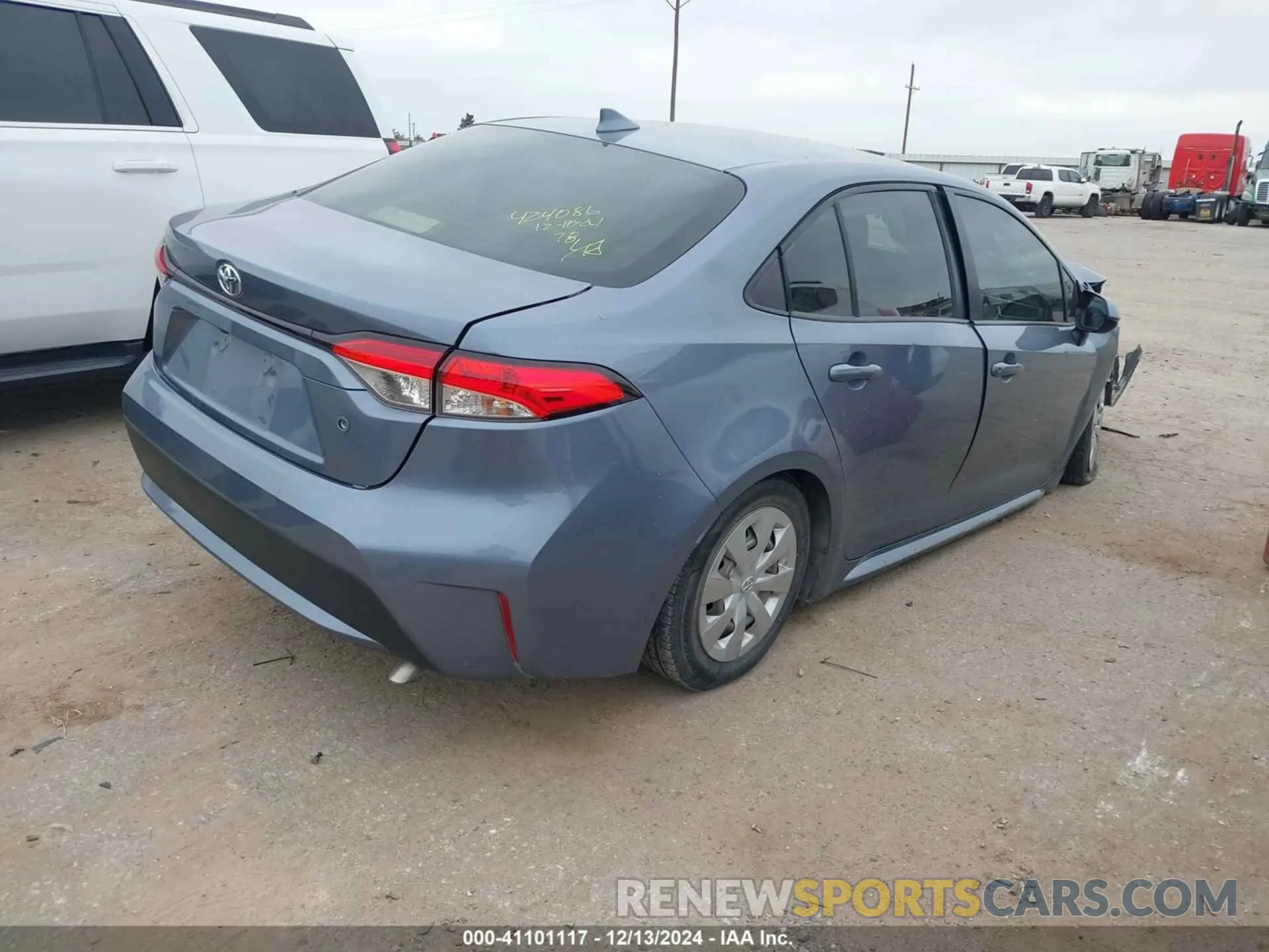 4 Фотография поврежденного автомобиля JTDDPRAE2LJ098720 TOYOTA COROLLA 2020