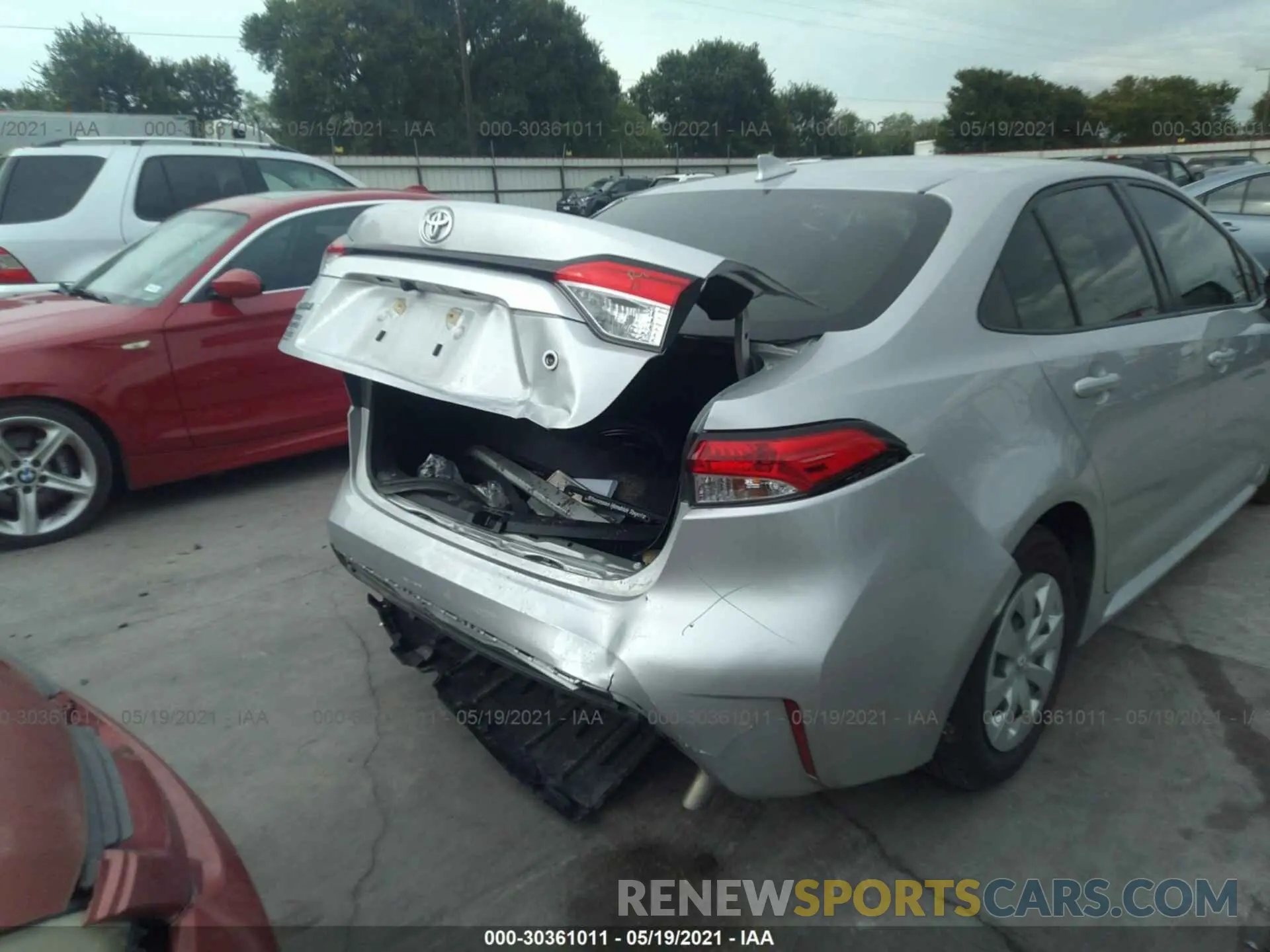 6 Photograph of a damaged car JTDDPRAE3LJ032807 TOYOTA COROLLA 2020