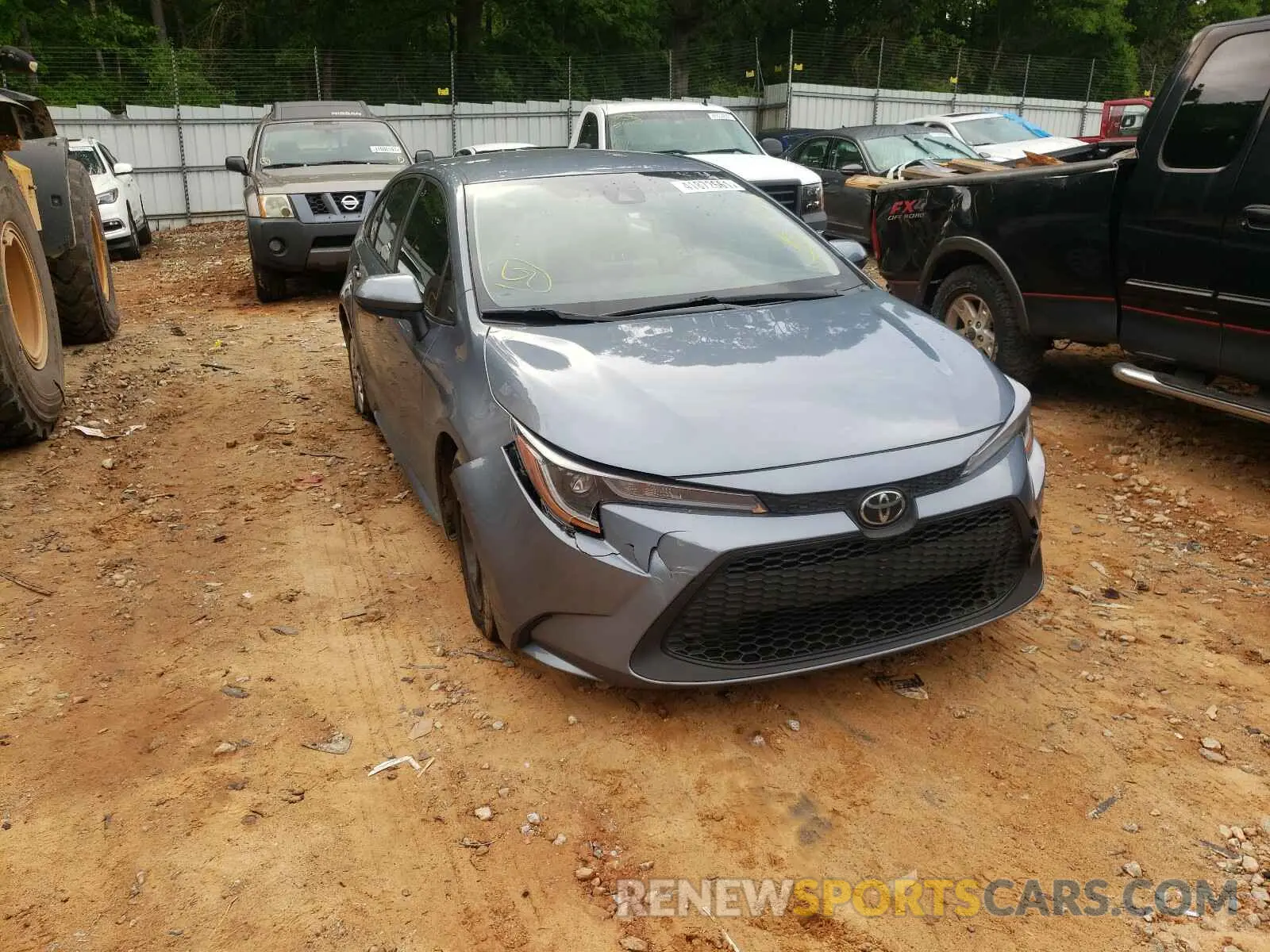 1 Photograph of a damaged car JTDDPRAE4LJ056145 TOYOTA COROLLA 2020