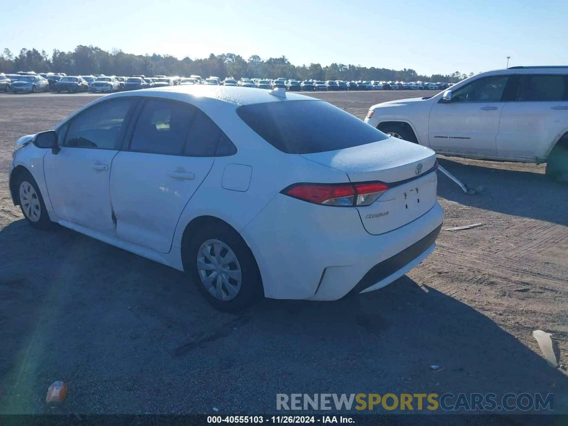 3 Photograph of a damaged car JTDDPRAE5LJ080938 TOYOTA COROLLA 2020