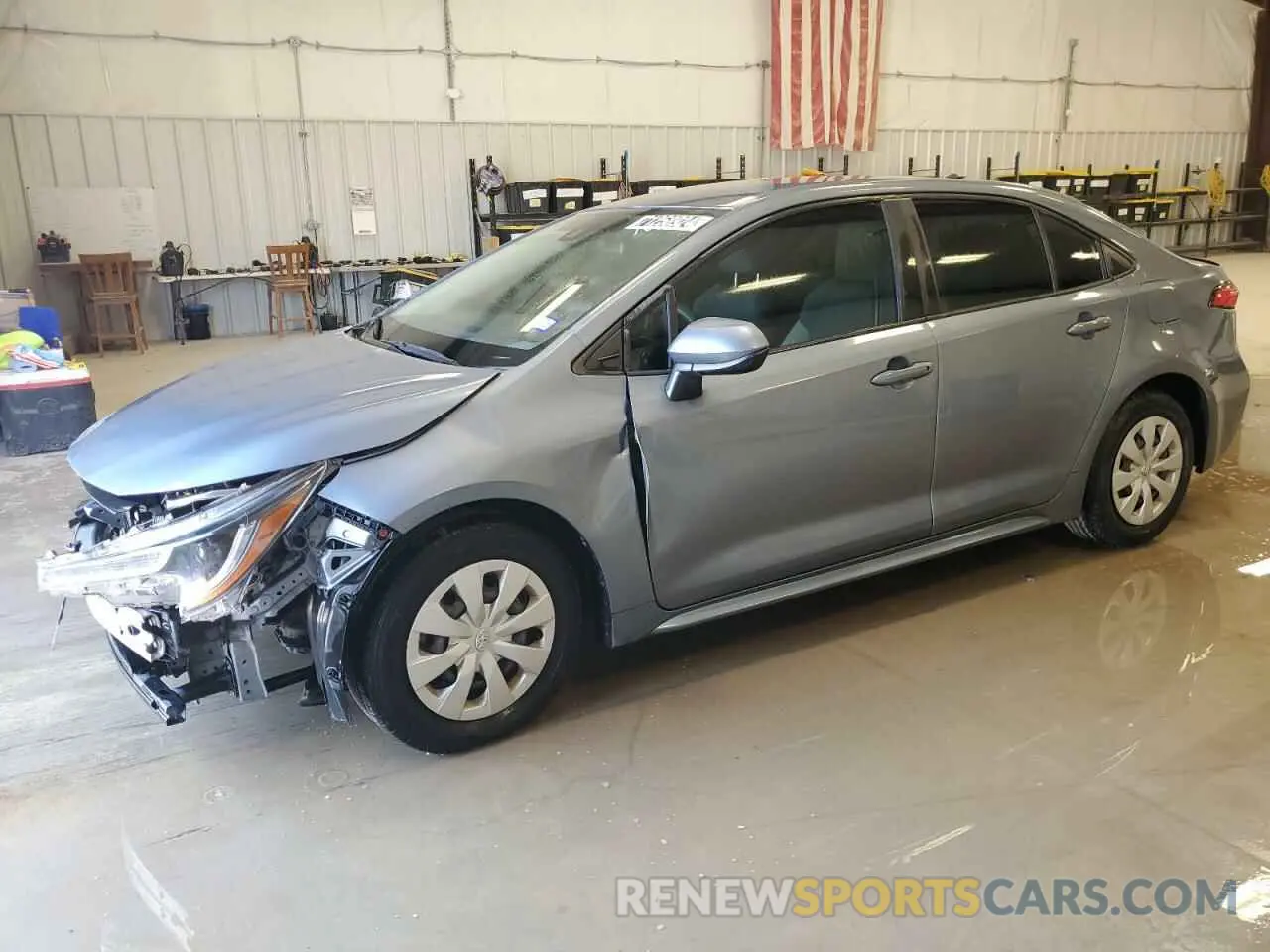 1 Photograph of a damaged car JTDDPRAE5LJ102422 TOYOTA COROLLA 2020