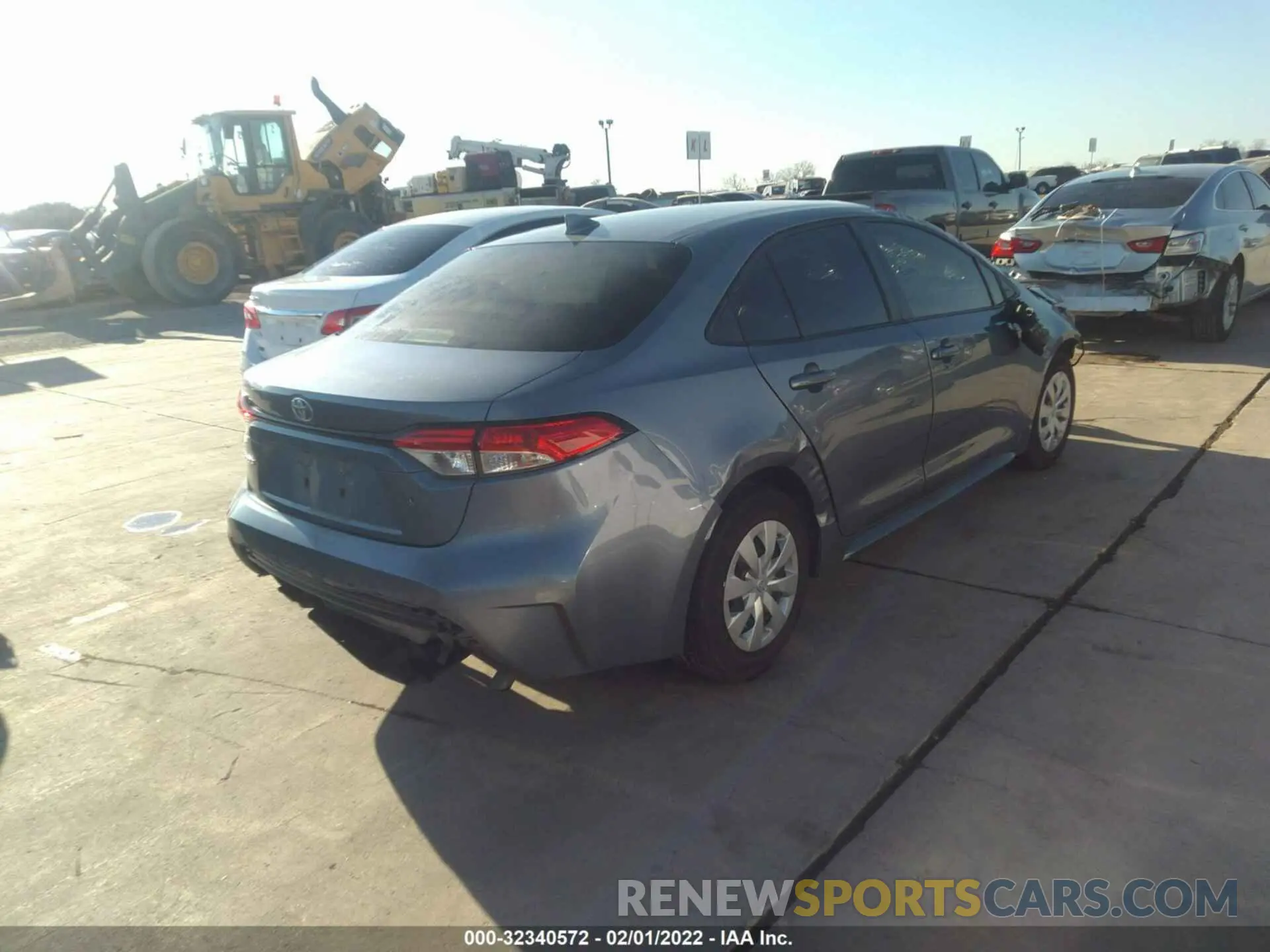 4 Photograph of a damaged car JTDDPRAE7LJ102311 TOYOTA COROLLA 2020