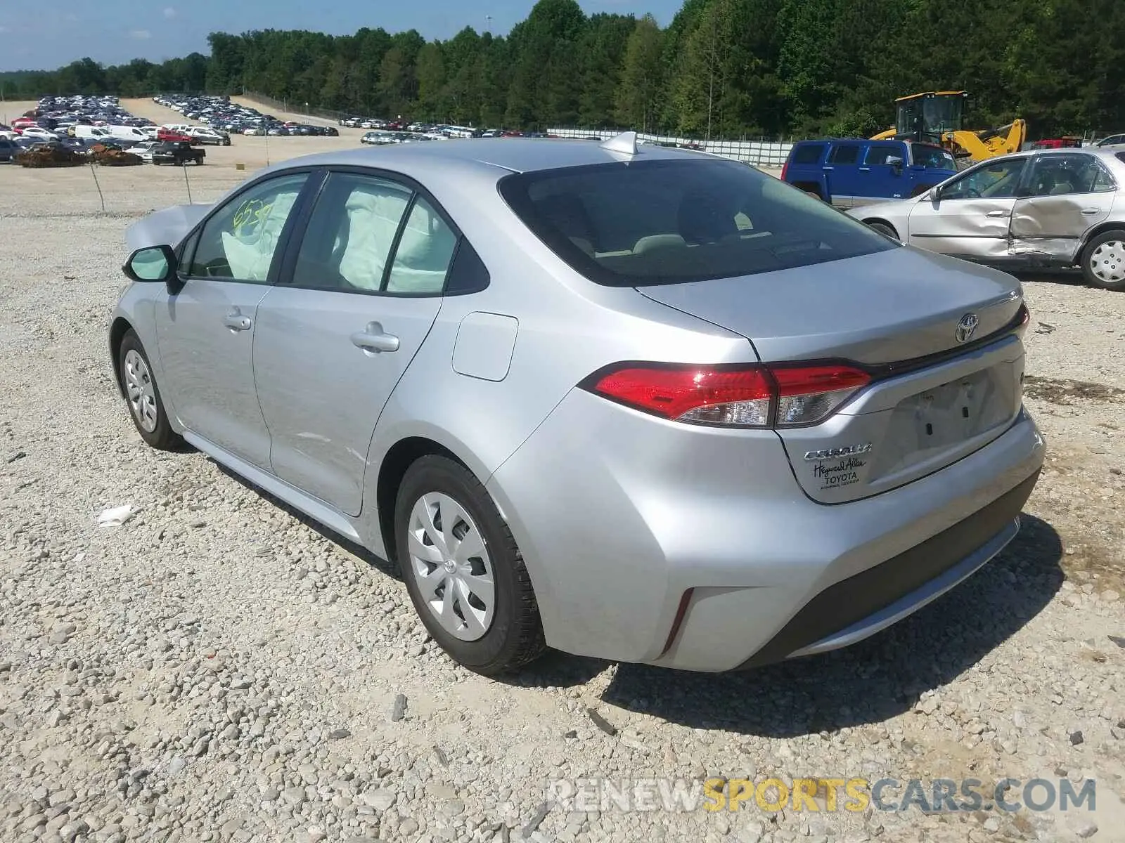 3 Photograph of a damaged car JTDDPRAE8LJ065768 TOYOTA COROLLA 2020