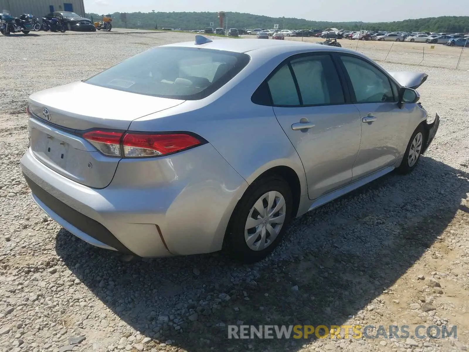 4 Photograph of a damaged car JTDDPRAE8LJ065768 TOYOTA COROLLA 2020