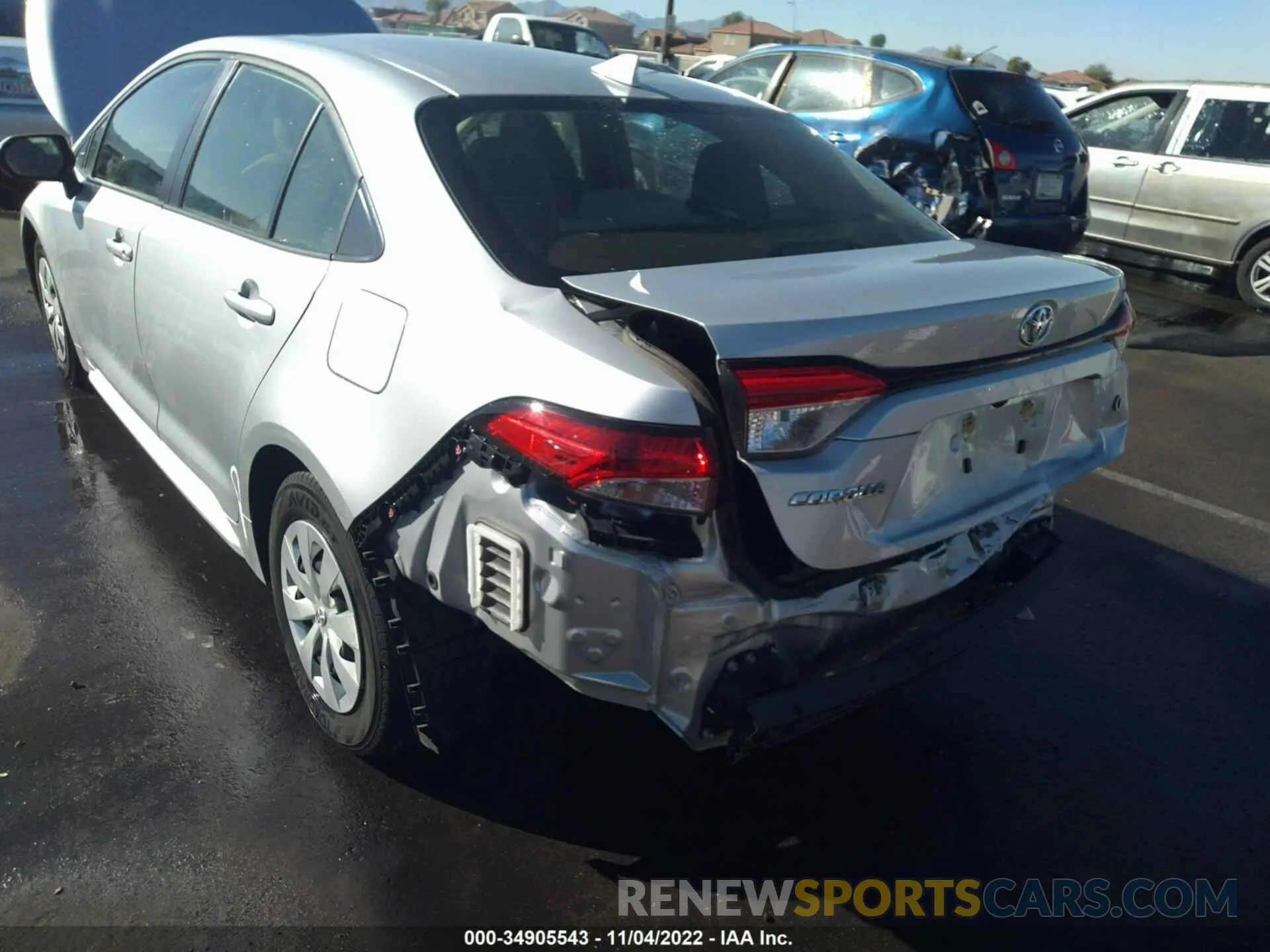 6 Photograph of a damaged car JTDDPRAE8LJ105332 TOYOTA COROLLA 2020