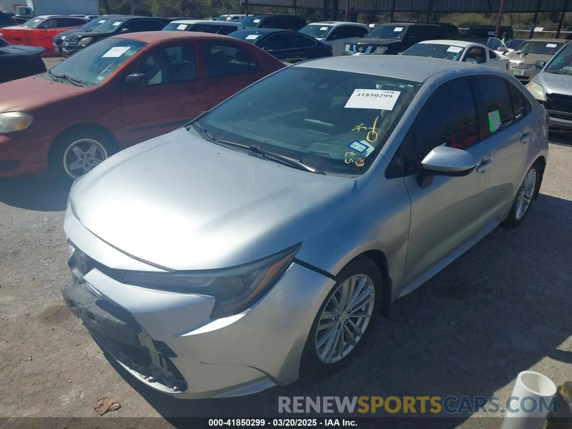 2 Фотография поврежденного автомобиля JTDDPRAE9LJ068792 TOYOTA COROLLA 2020