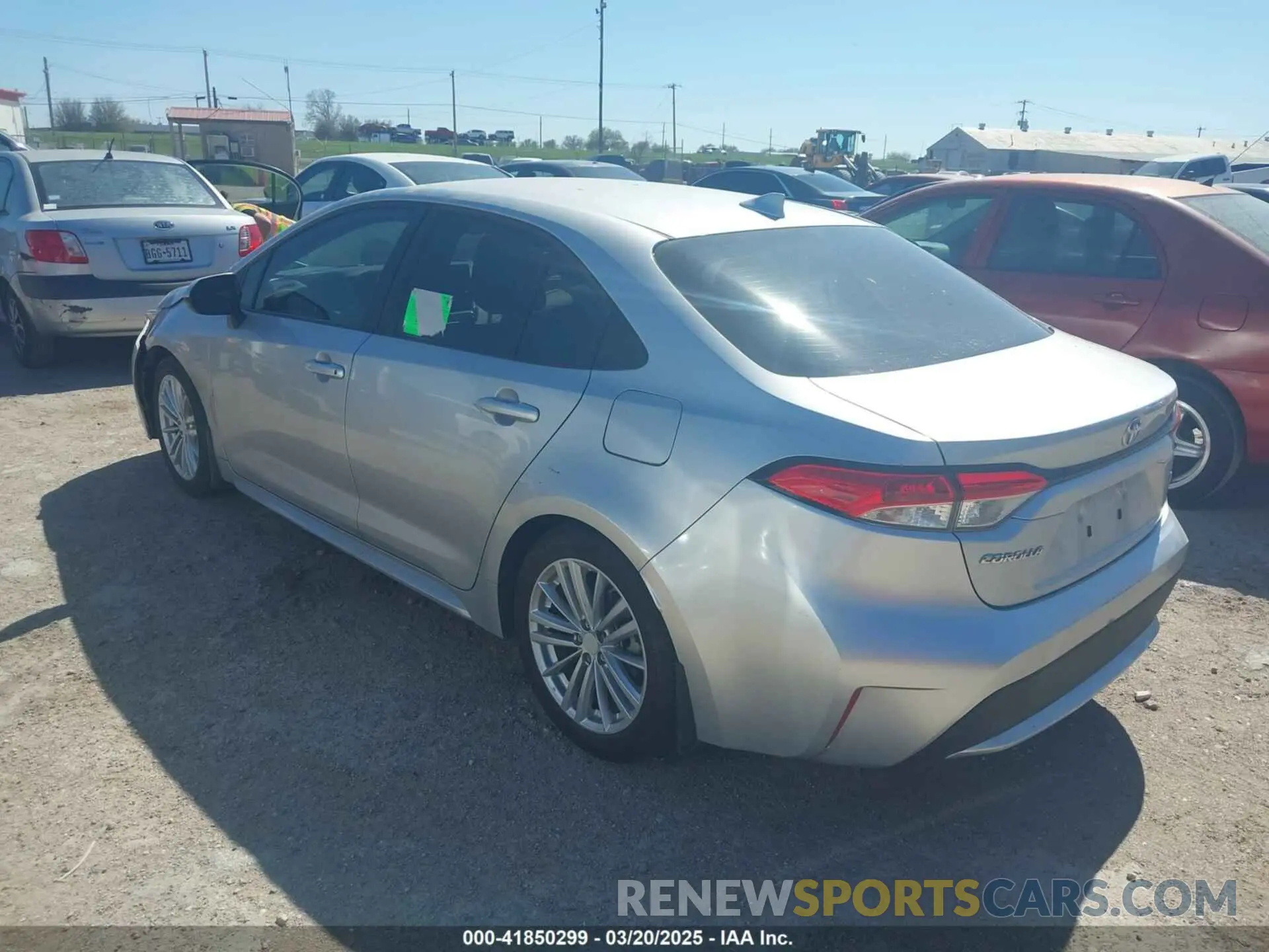 3 Фотография поврежденного автомобиля JTDDPRAE9LJ068792 TOYOTA COROLLA 2020
