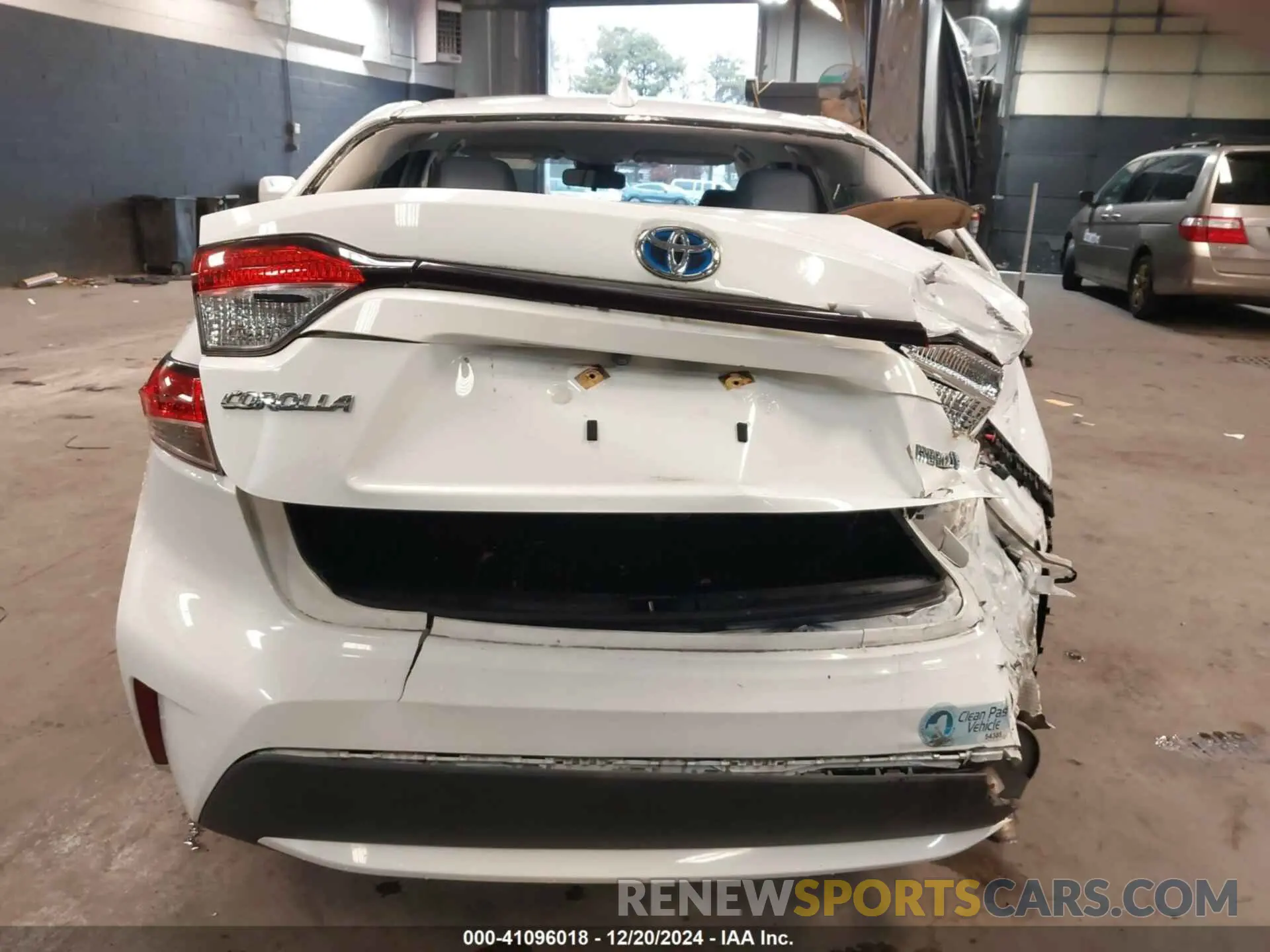 16 Photograph of a damaged car JTDEBRBE0LJ000396 TOYOTA COROLLA 2020