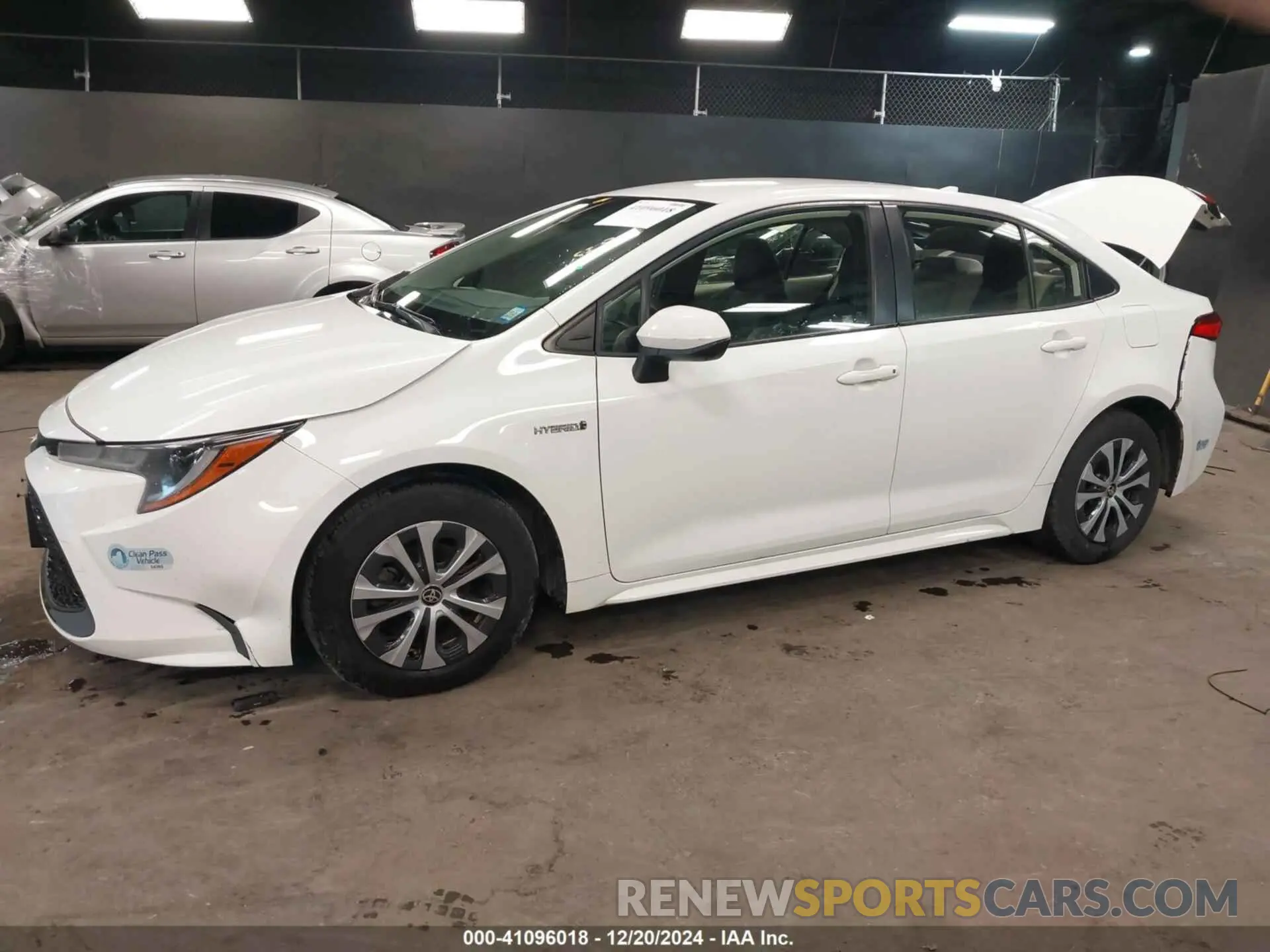 2 Photograph of a damaged car JTDEBRBE0LJ000396 TOYOTA COROLLA 2020