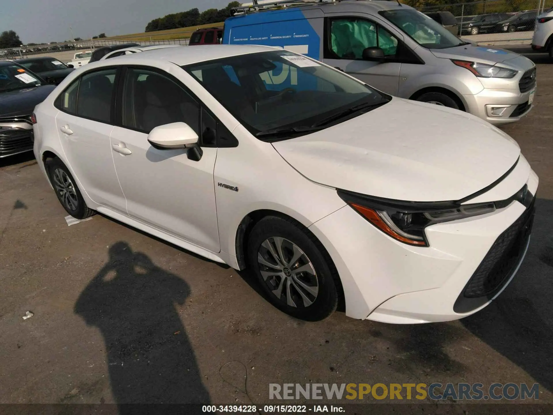 1 Photograph of a damaged car JTDEBRBE0LJ011432 TOYOTA COROLLA 2020