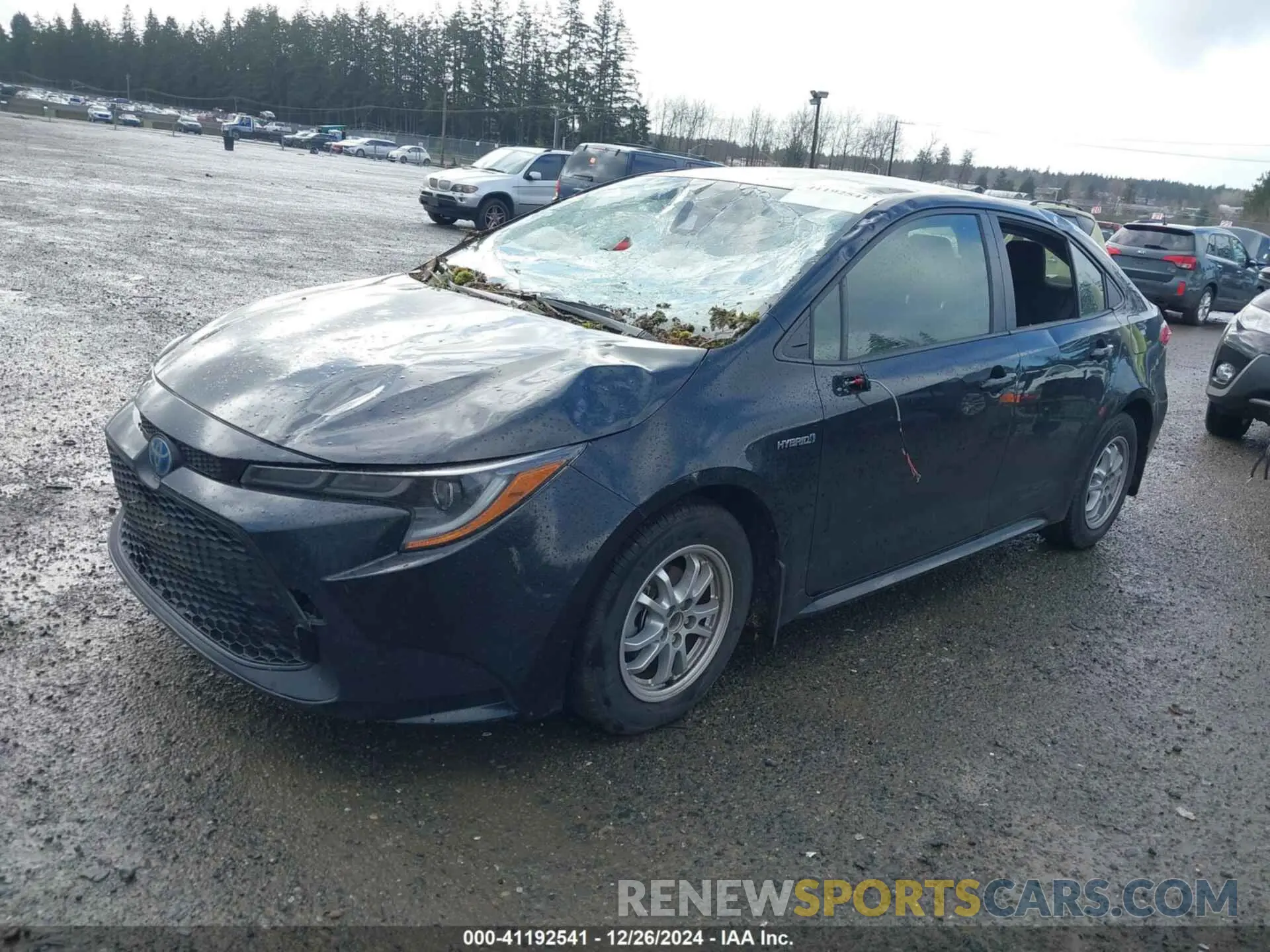 2 Фотография поврежденного автомобиля JTDEBRBE0LJ012466 TOYOTA COROLLA 2020