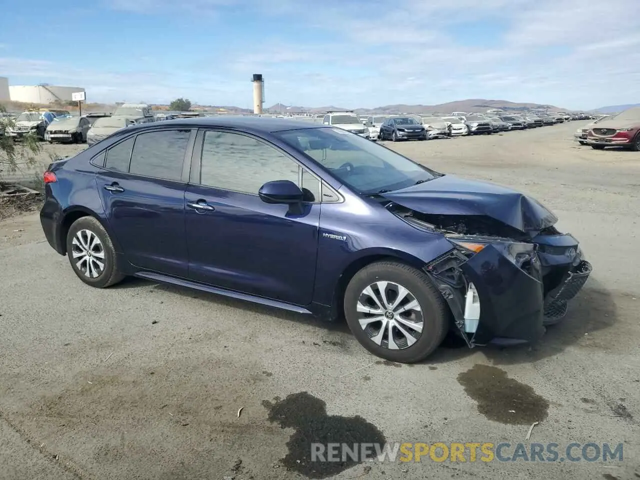 4 Photograph of a damaged car JTDEBRBE0LJ016856 TOYOTA COROLLA 2020