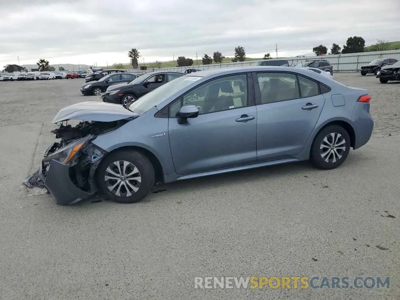 1 Photograph of a damaged car JTDEBRBE1LJ019426 TOYOTA COROLLA 2020