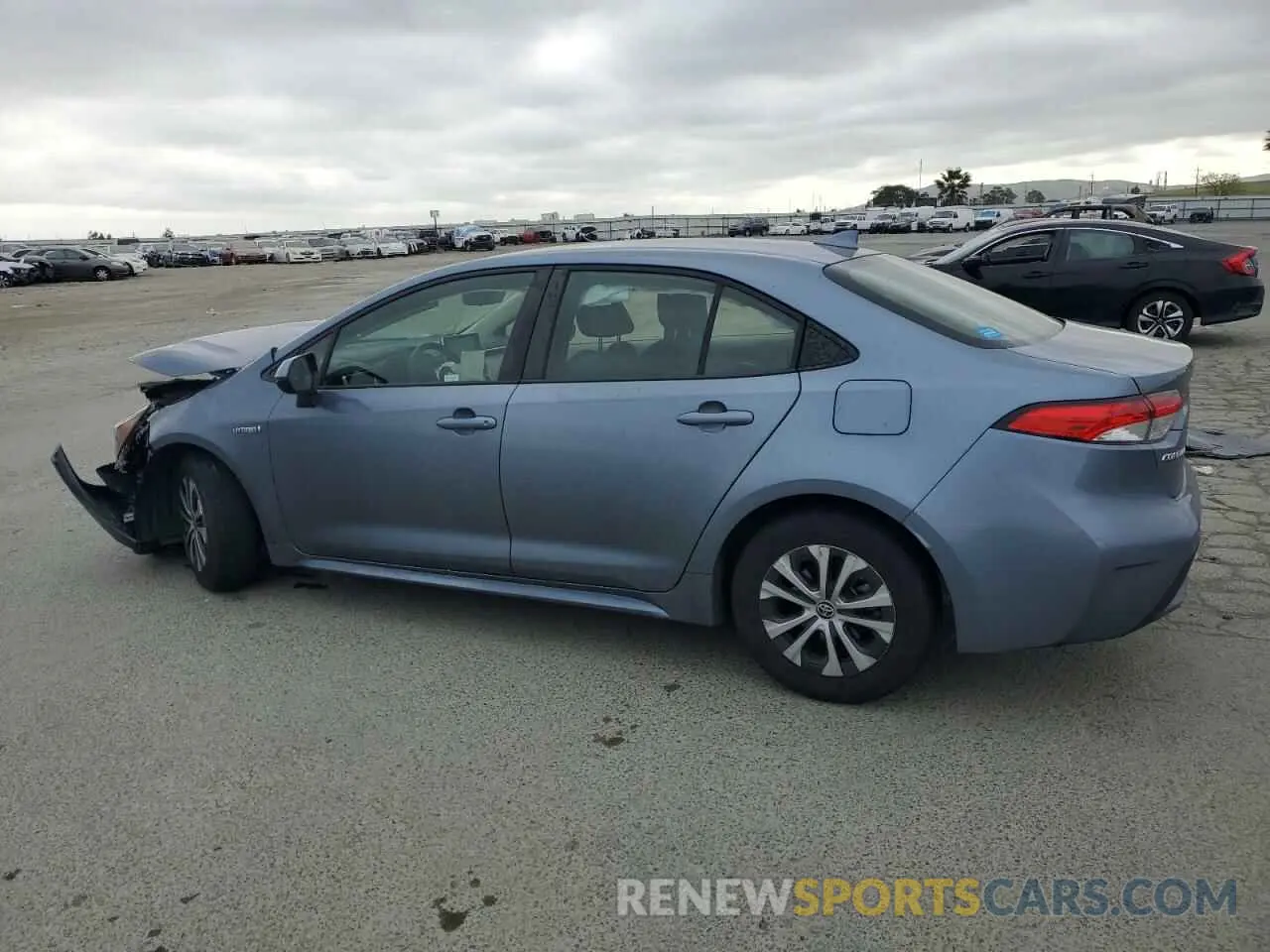 2 Photograph of a damaged car JTDEBRBE1LJ019426 TOYOTA COROLLA 2020