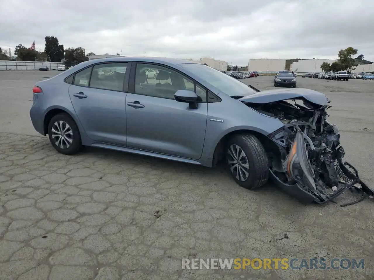4 Photograph of a damaged car JTDEBRBE1LJ019426 TOYOTA COROLLA 2020