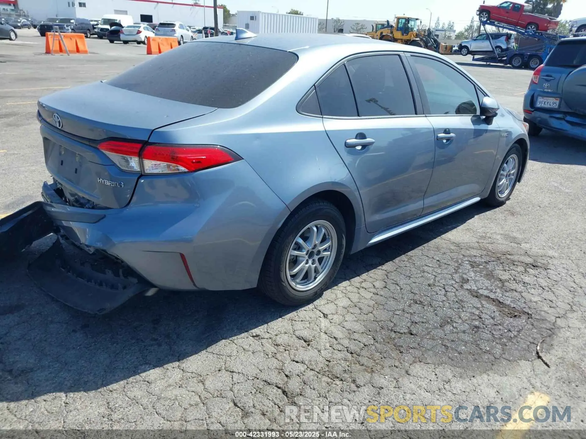 4 Фотография поврежденного автомобиля JTDEBRBE1LJ022312 TOYOTA COROLLA 2020