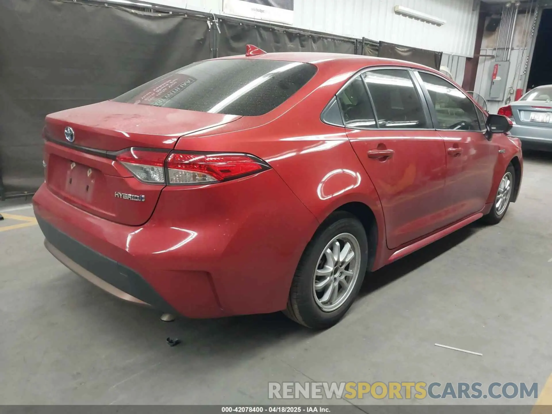 4 Photograph of a damaged car JTDEBRBE2LJ007253 TOYOTA COROLLA 2020