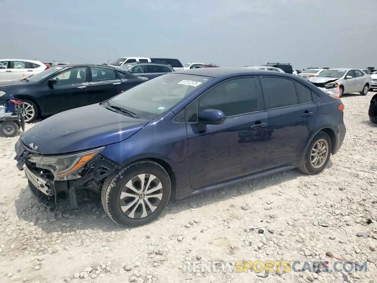 1 Фотография поврежденного автомобиля JTDEBRBE2LJ023758 TOYOTA COROLLA 2020