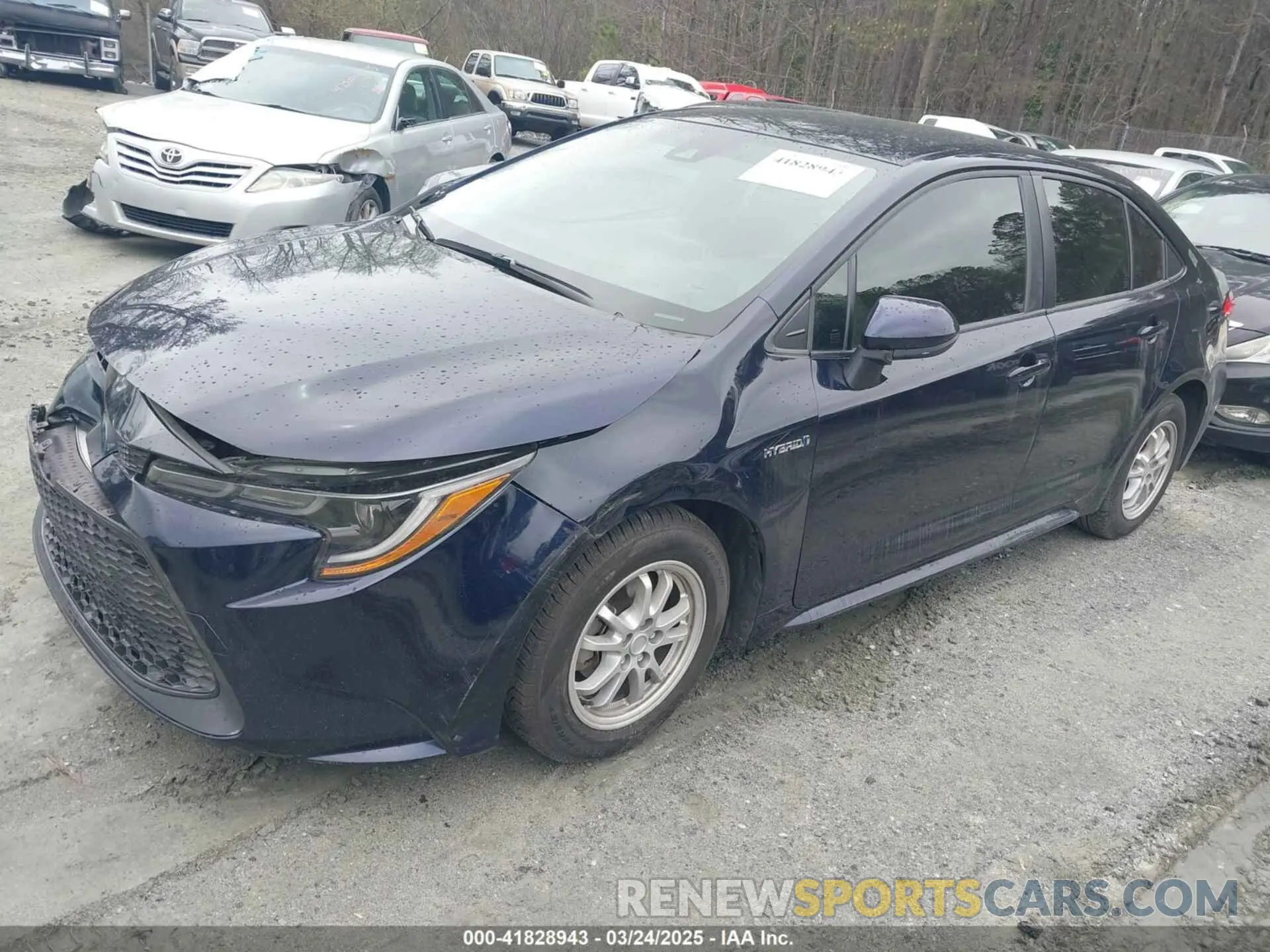 2 Photograph of a damaged car JTDEBRBE2LJ028118 TOYOTA COROLLA 2020