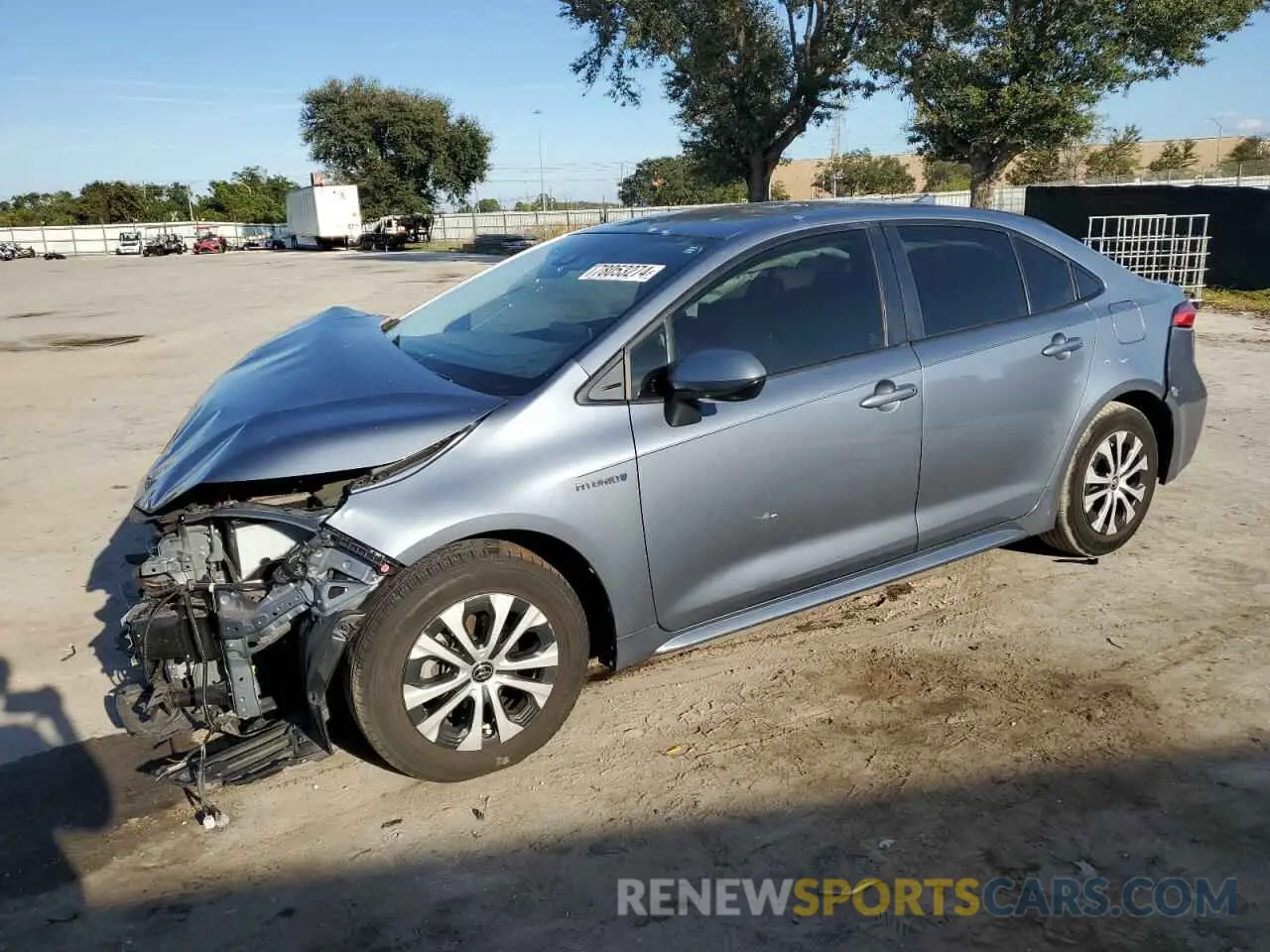 1 Photograph of a damaged car JTDEBRBE3LJ011831 TOYOTA COROLLA 2020