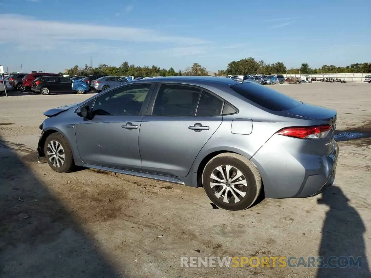 2 Photograph of a damaged car JTDEBRBE3LJ011831 TOYOTA COROLLA 2020