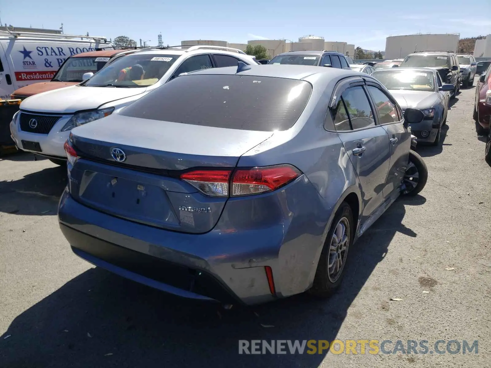 4 Фотография поврежденного автомобиля JTDEBRBE3LJ012252 TOYOTA COROLLA 2020