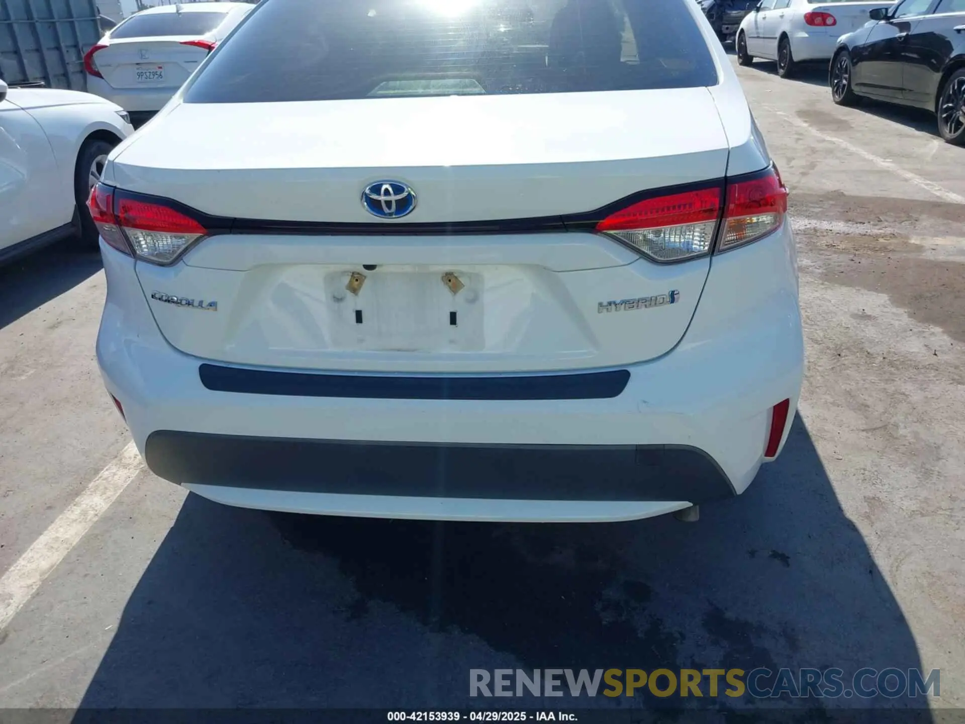 15 Фотография поврежденного автомобиля JTDEBRBE3LJ017693 TOYOTA COROLLA 2020