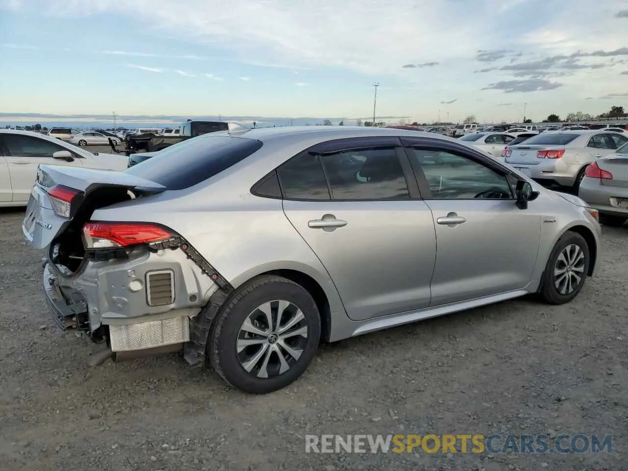 3 Photograph of a damaged car JTDEBRBE3LJ023106 TOYOTA COROLLA 2020