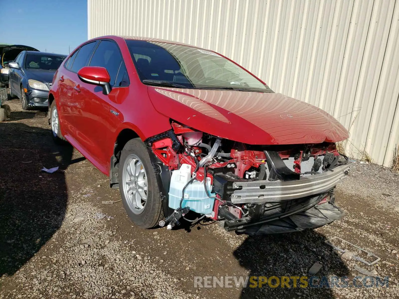 1 Photograph of a damaged car JTDEBRBE3LJ028841 TOYOTA COROLLA 2020