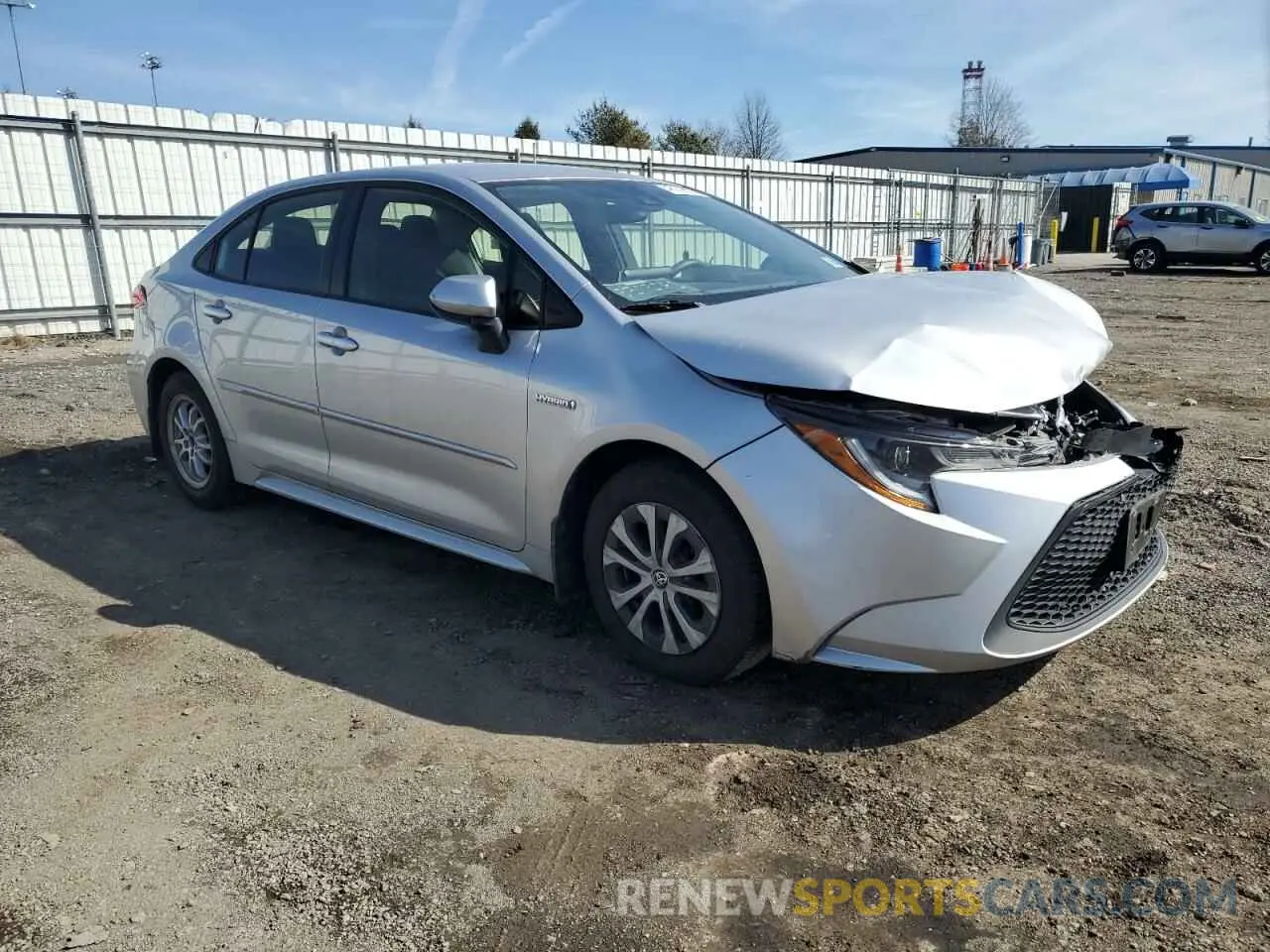 4 Photograph of a damaged car JTDEBRBE4LJ007061 TOYOTA COROLLA 2020