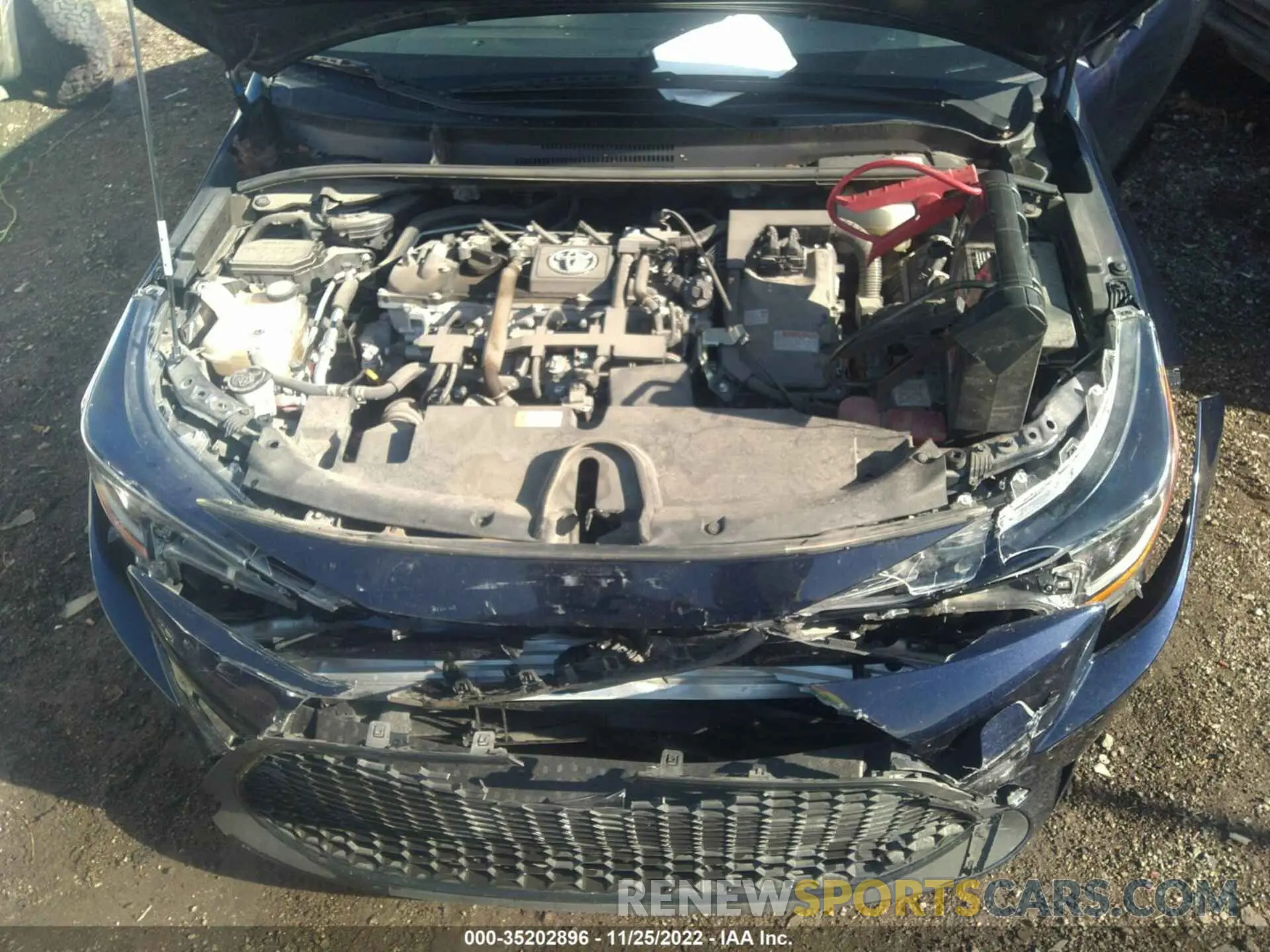 10 Photograph of a damaged car JTDEBRBE4LJ008596 TOYOTA COROLLA 2020