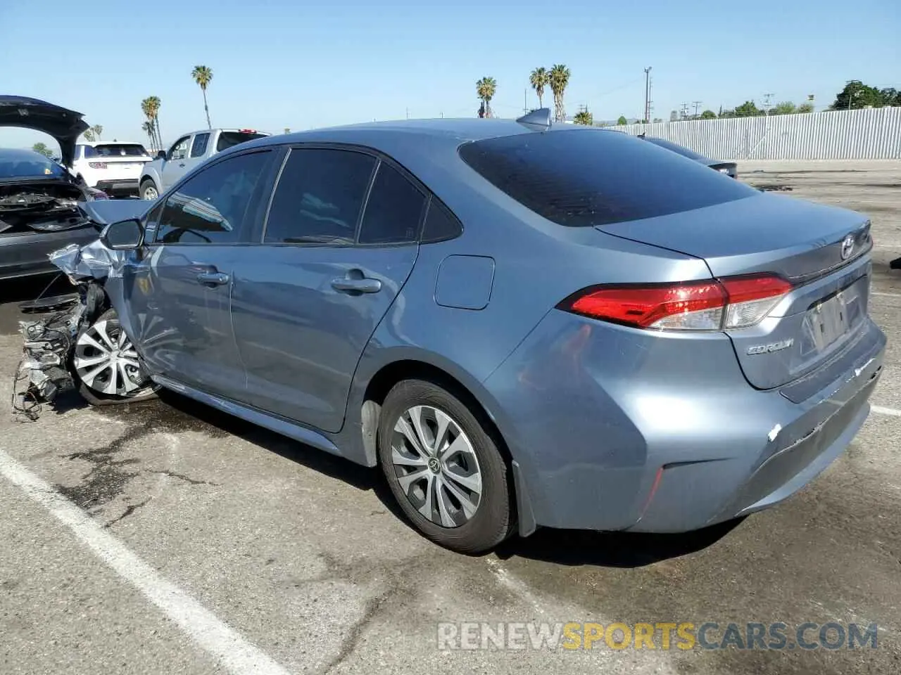 2 Photograph of a damaged car JTDEBRBE4LJ008601 TOYOTA COROLLA 2020