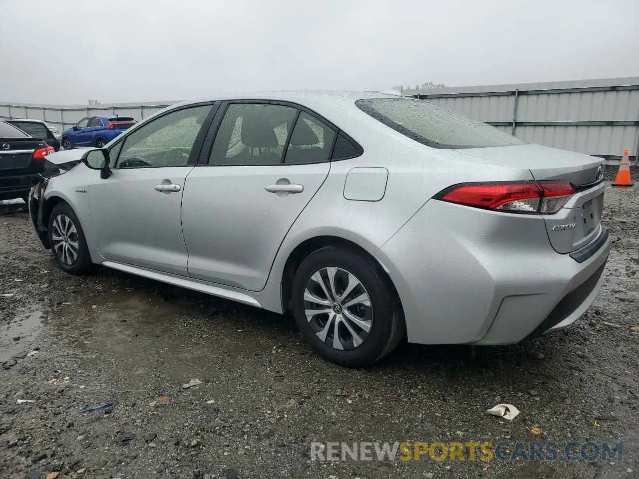 2 Photograph of a damaged car JTDEBRBE4LJ020781 TOYOTA COROLLA 2020