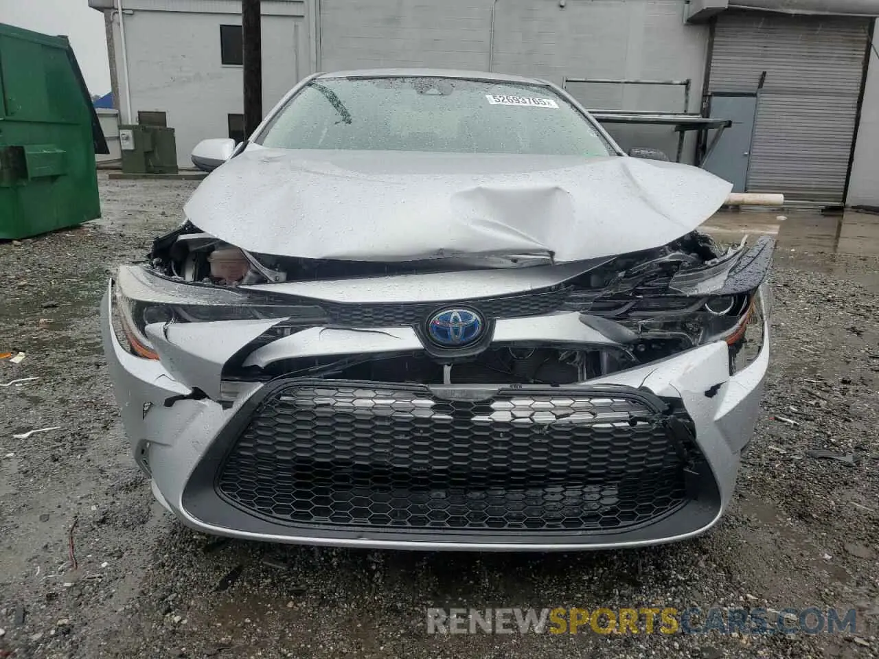 5 Photograph of a damaged car JTDEBRBE4LJ020781 TOYOTA COROLLA 2020