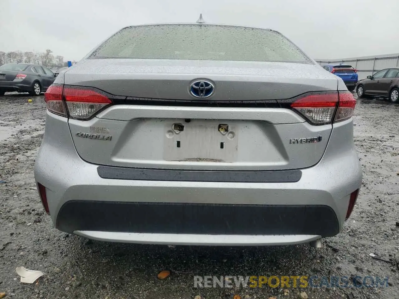 6 Photograph of a damaged car JTDEBRBE4LJ020781 TOYOTA COROLLA 2020