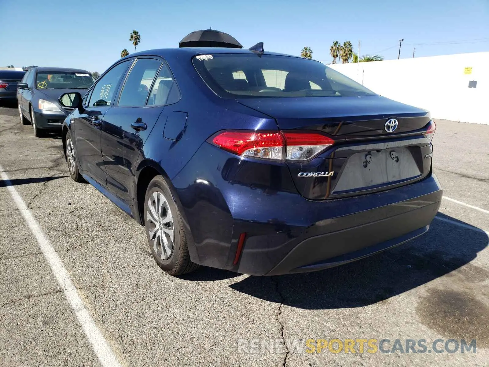 3 Photograph of a damaged car JTDEBRBE4LJ027181 TOYOTA COROLLA 2020