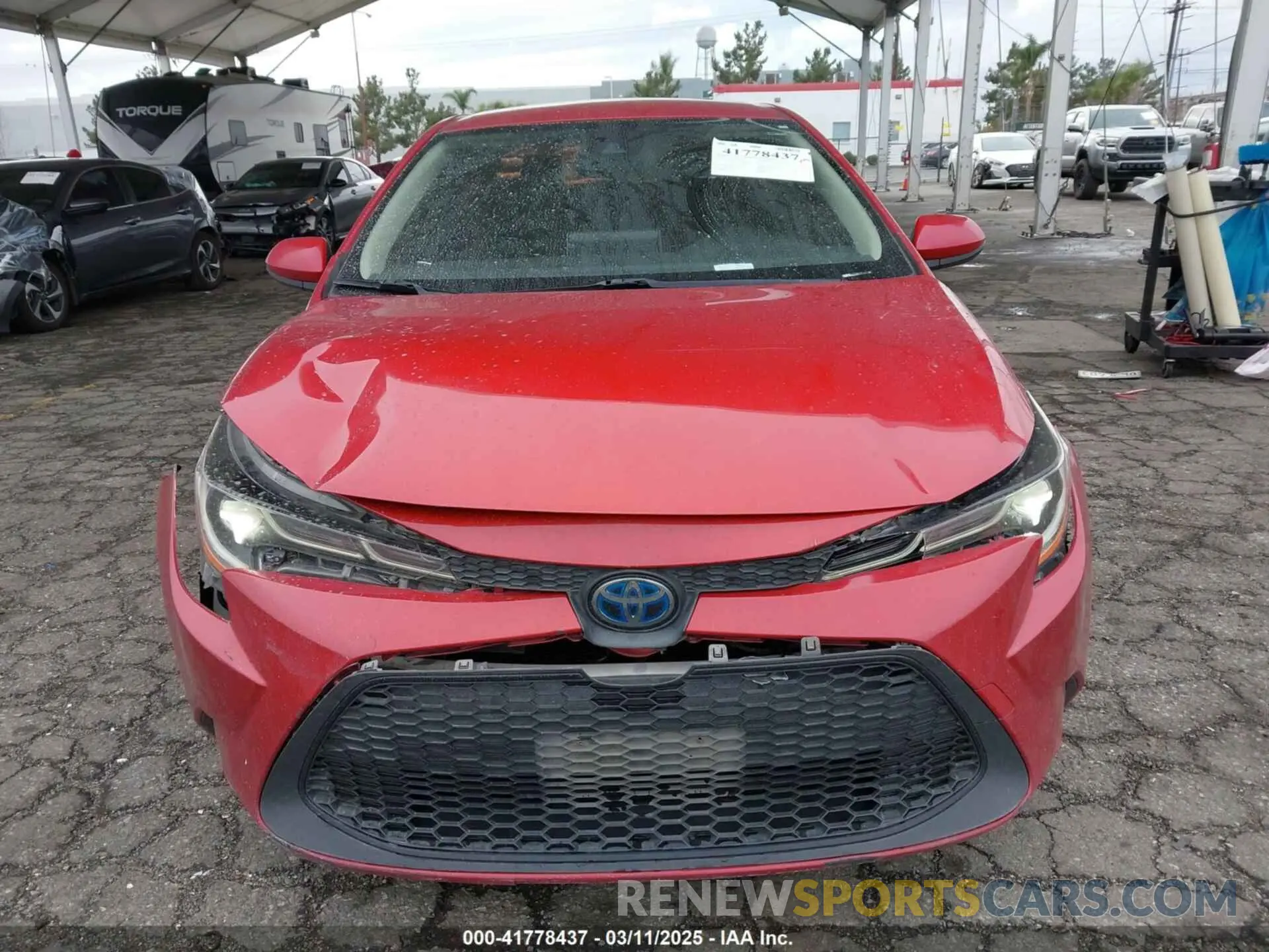 12 Фотография поврежденного автомобиля JTDEBRBE5LJ006033 TOYOTA COROLLA 2020