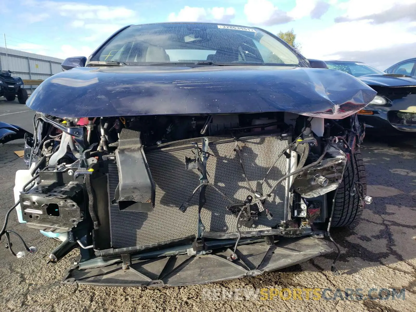 9 Photograph of a damaged car JTDEBRBE5LJ007389 TOYOTA COROLLA 2020