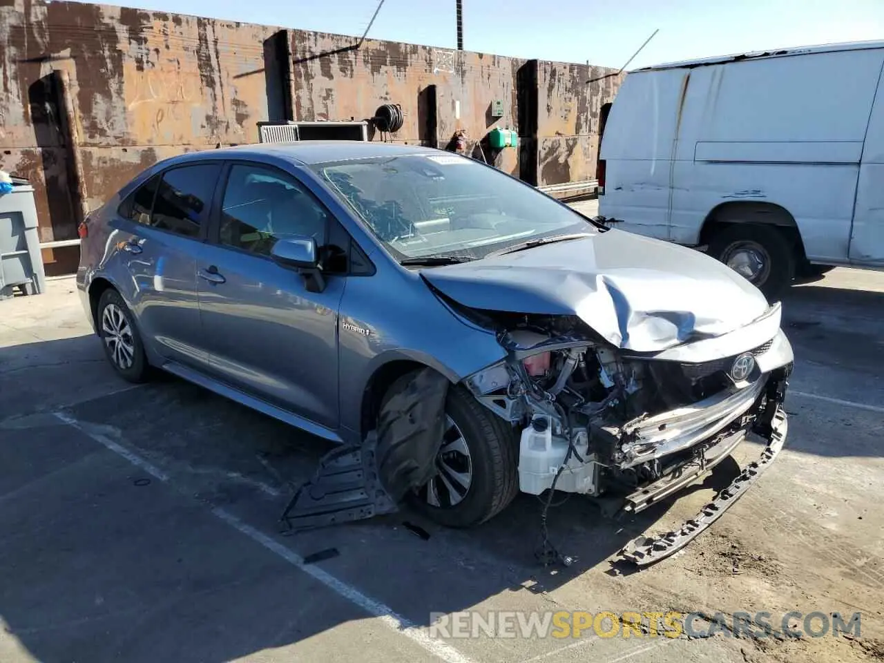 4 Фотография поврежденного автомобиля JTDEBRBE5LJ019123 TOYOTA COROLLA 2020