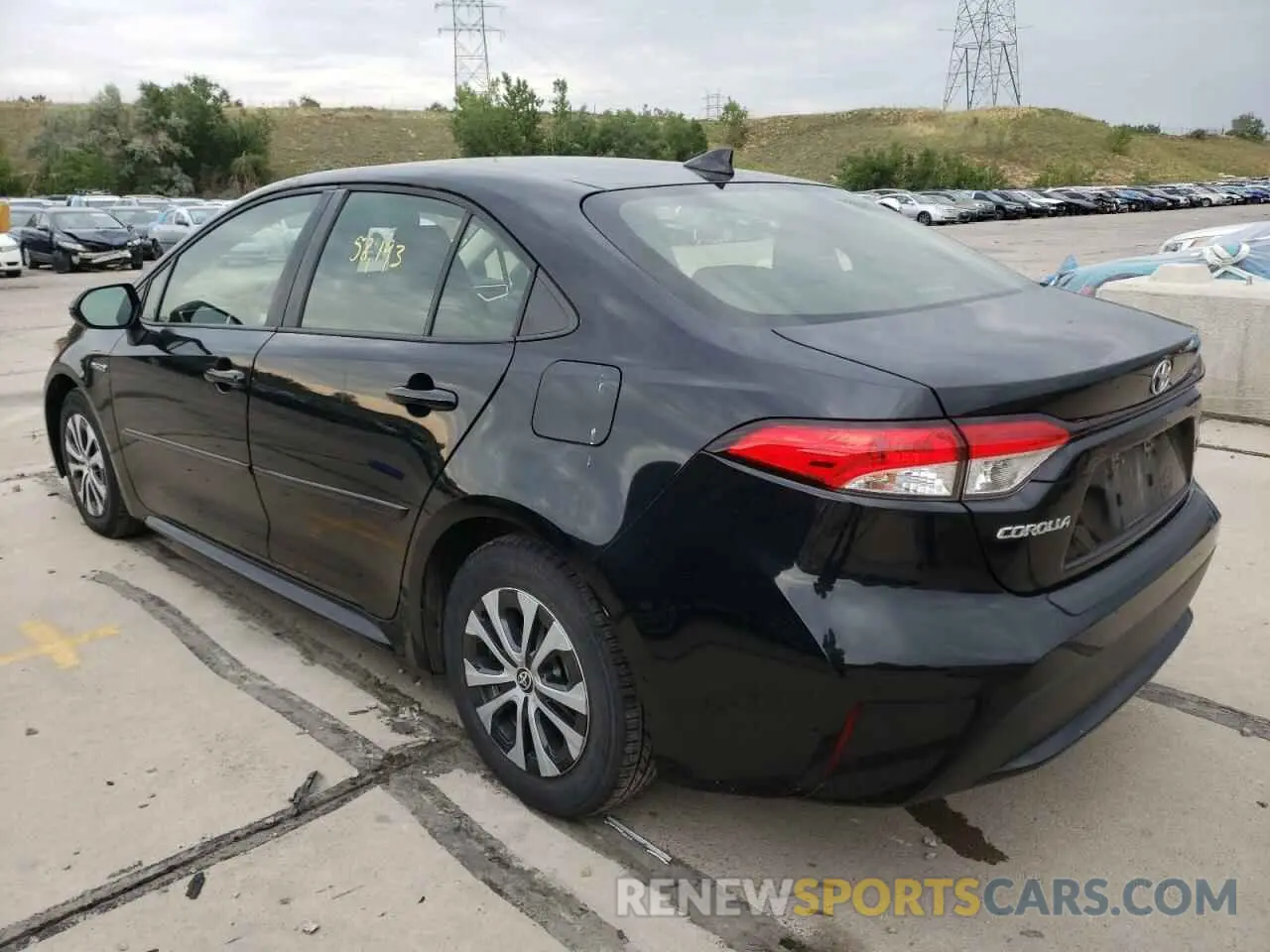 3 Photograph of a damaged car JTDEBRBE6LJ002864 TOYOTA COROLLA 2020