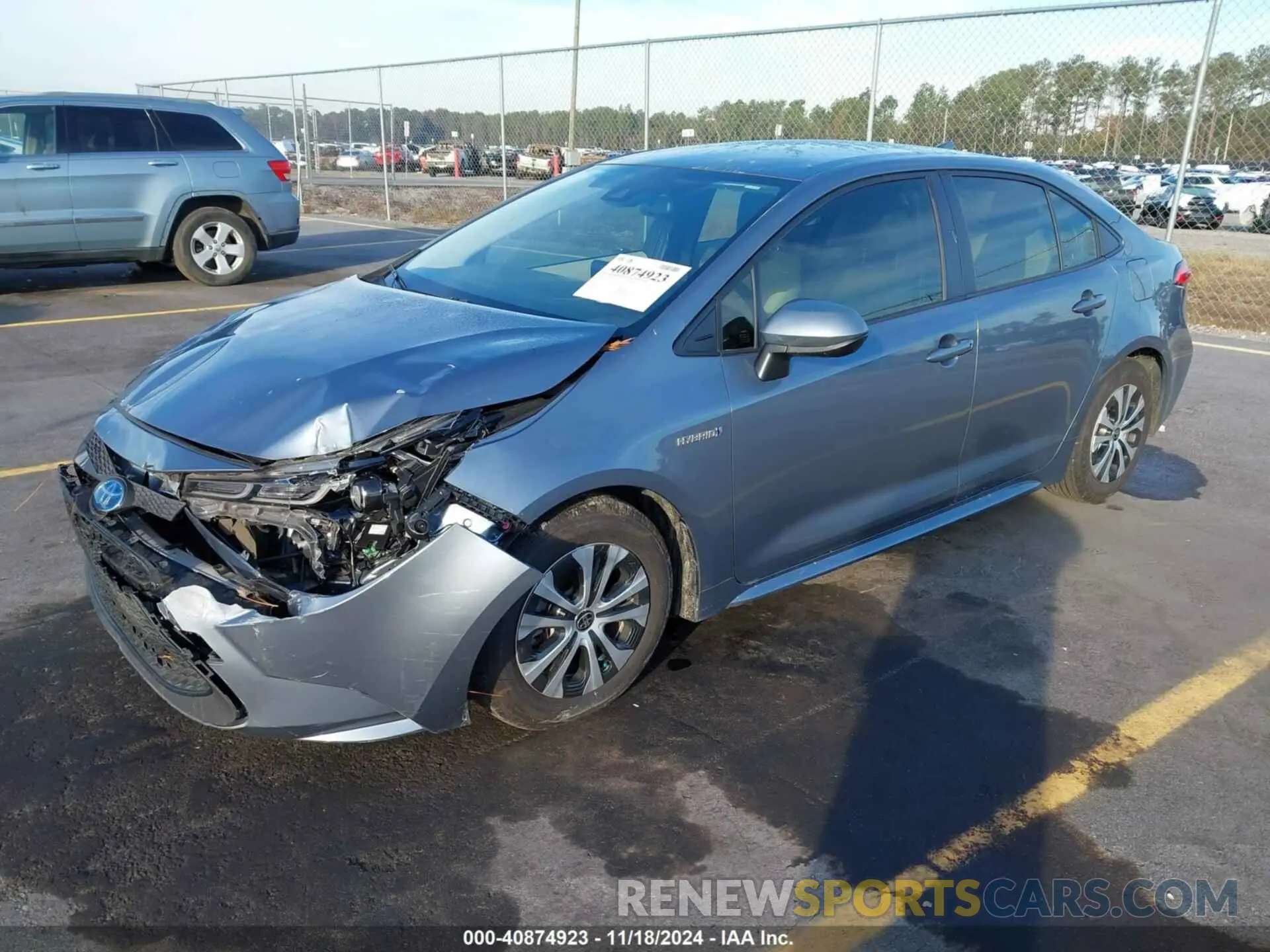 2 Фотография поврежденного автомобиля JTDEBRBE6LJ015274 TOYOTA COROLLA 2020