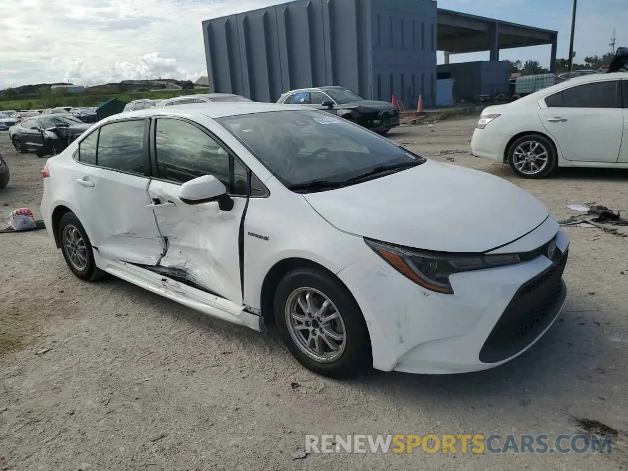 4 Photograph of a damaged car JTDEBRBE6LJ028705 TOYOTA COROLLA 2020