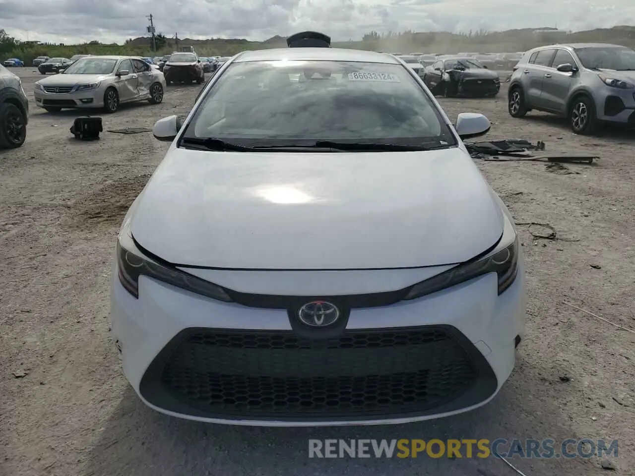 5 Photograph of a damaged car JTDEBRBE6LJ028705 TOYOTA COROLLA 2020